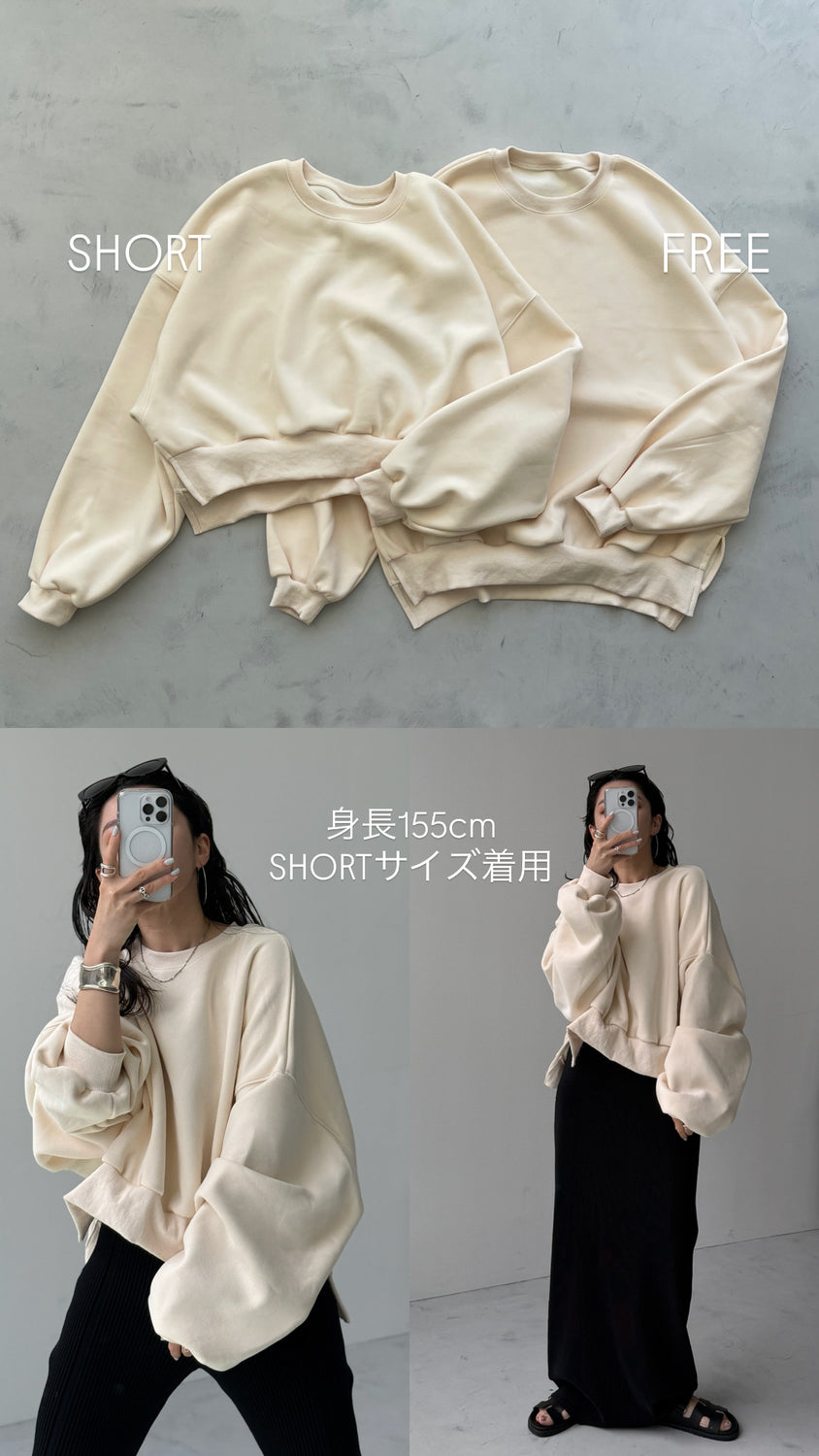 OSUMITSUKI sweat / gray [SHORT or FREE]