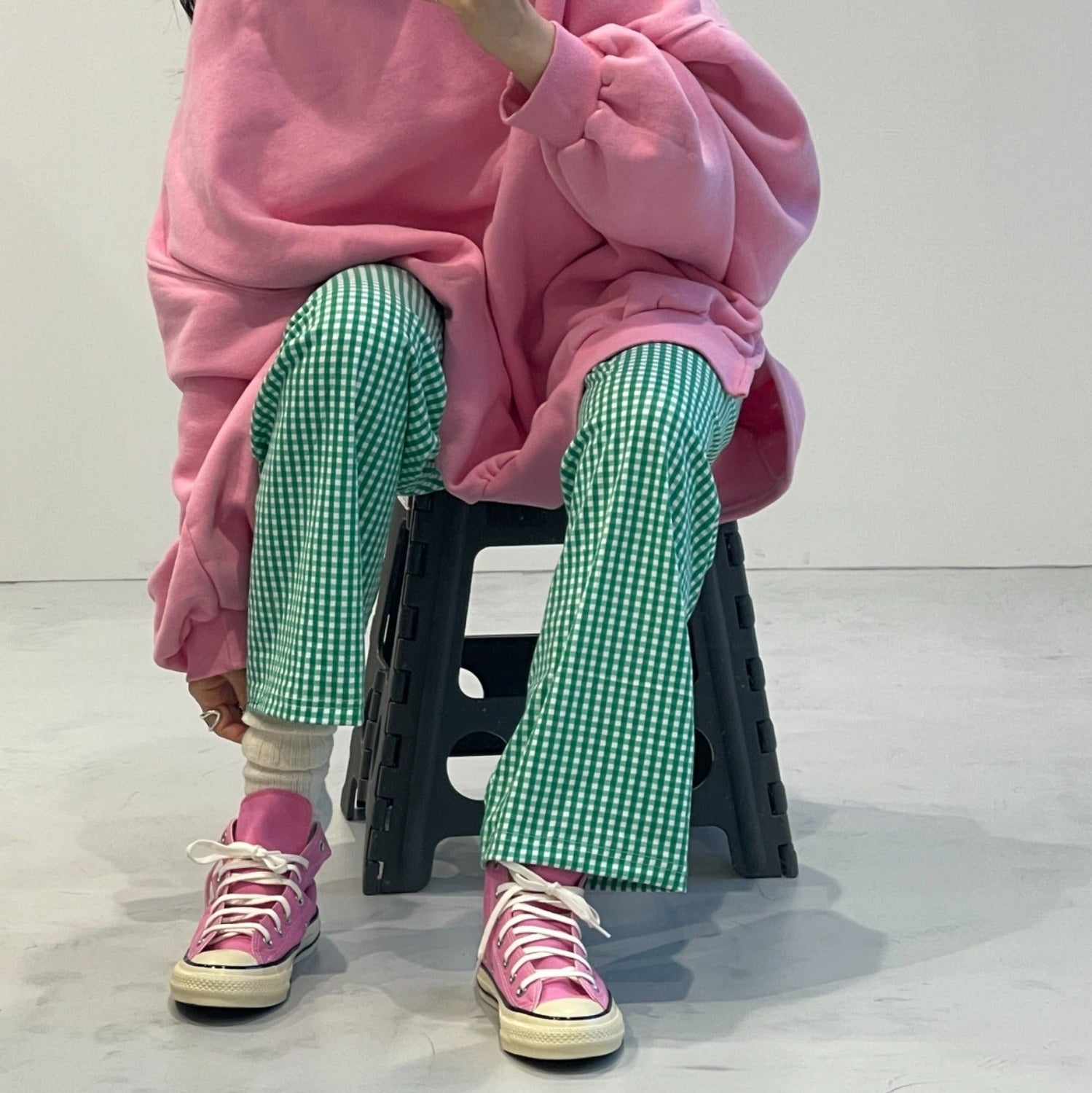 GIRLS TALK PANTS / GREEN