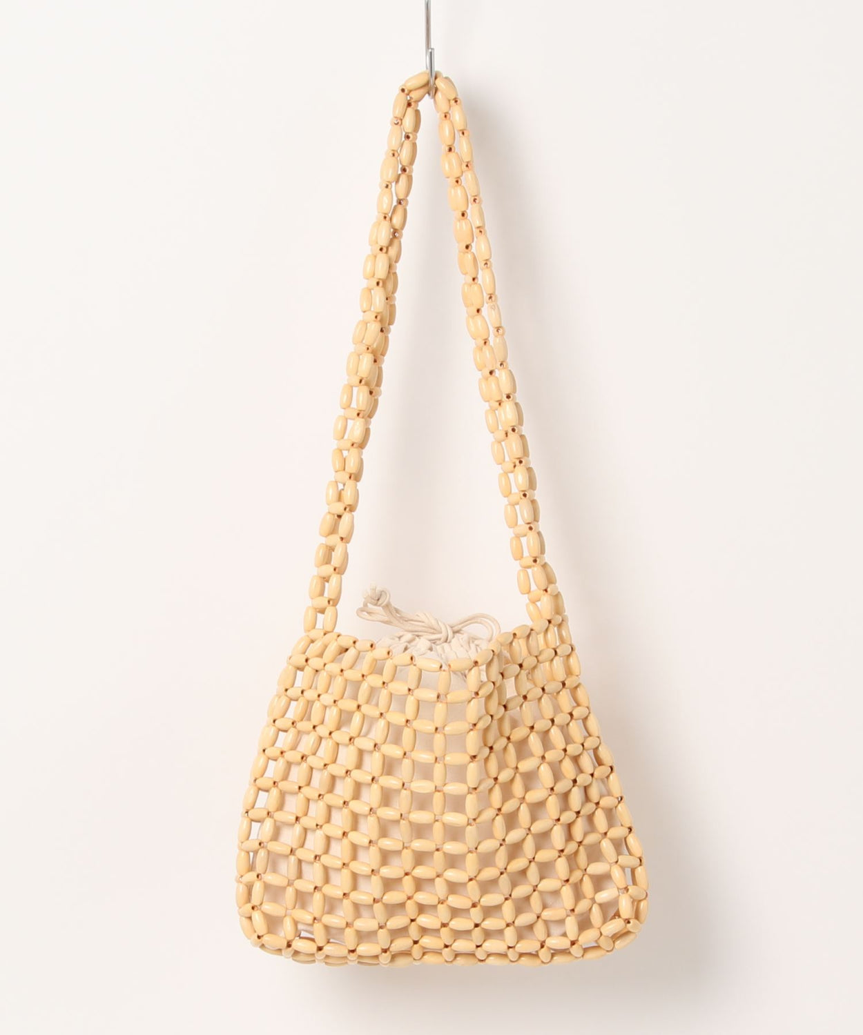 【2点SET】beads bag with pouch/ 4color