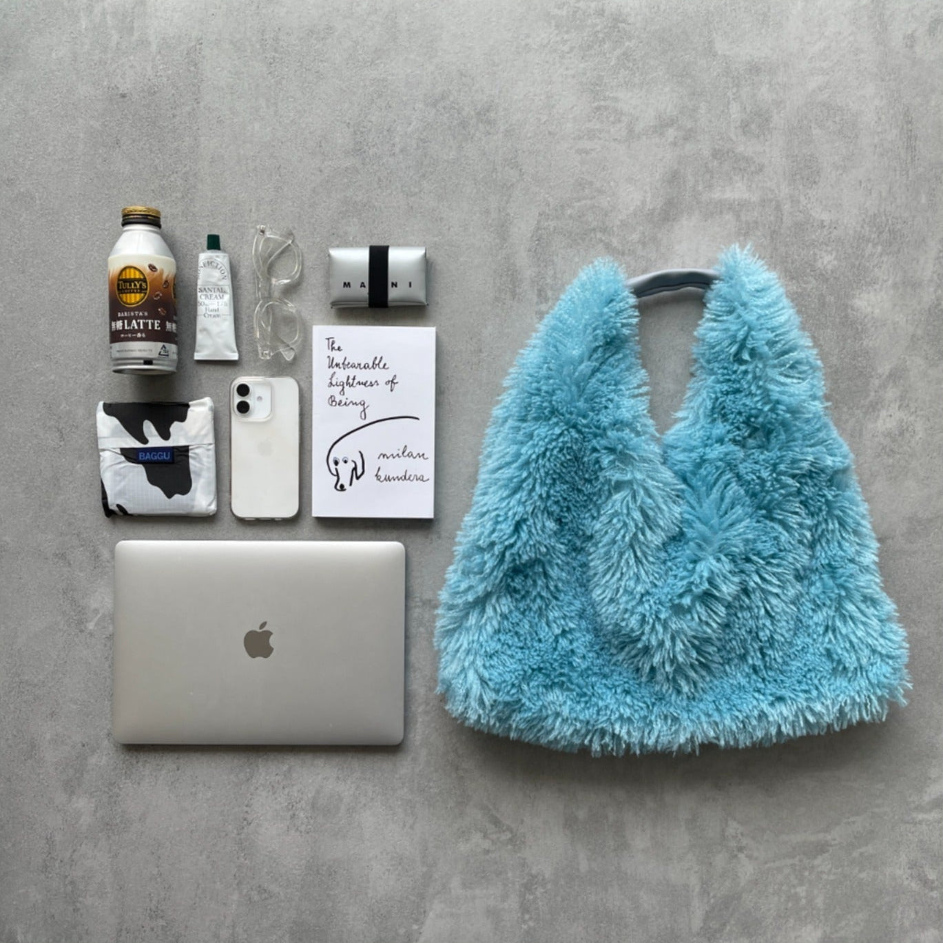 pillow bag / blue