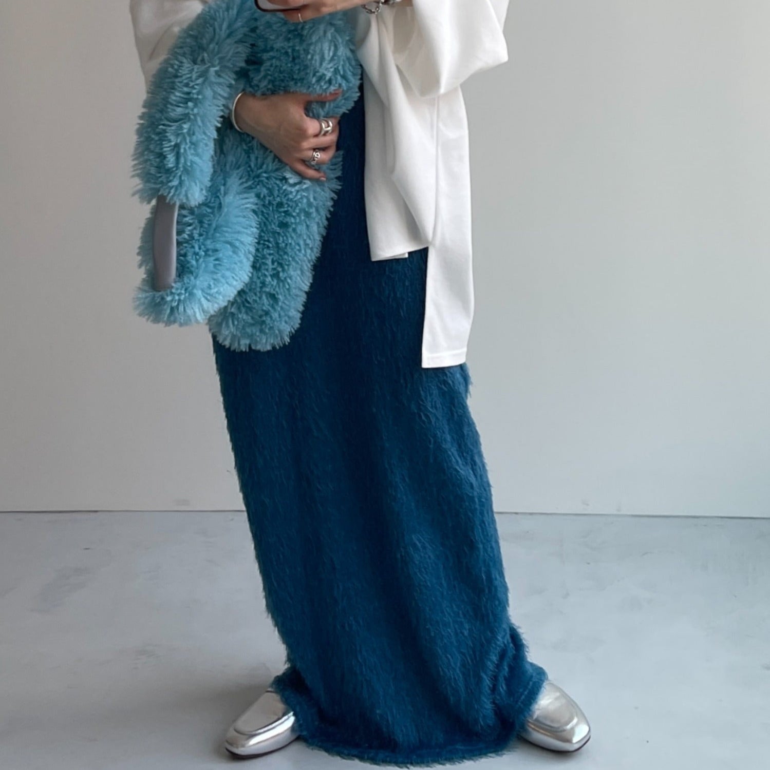 pillow bag / blue