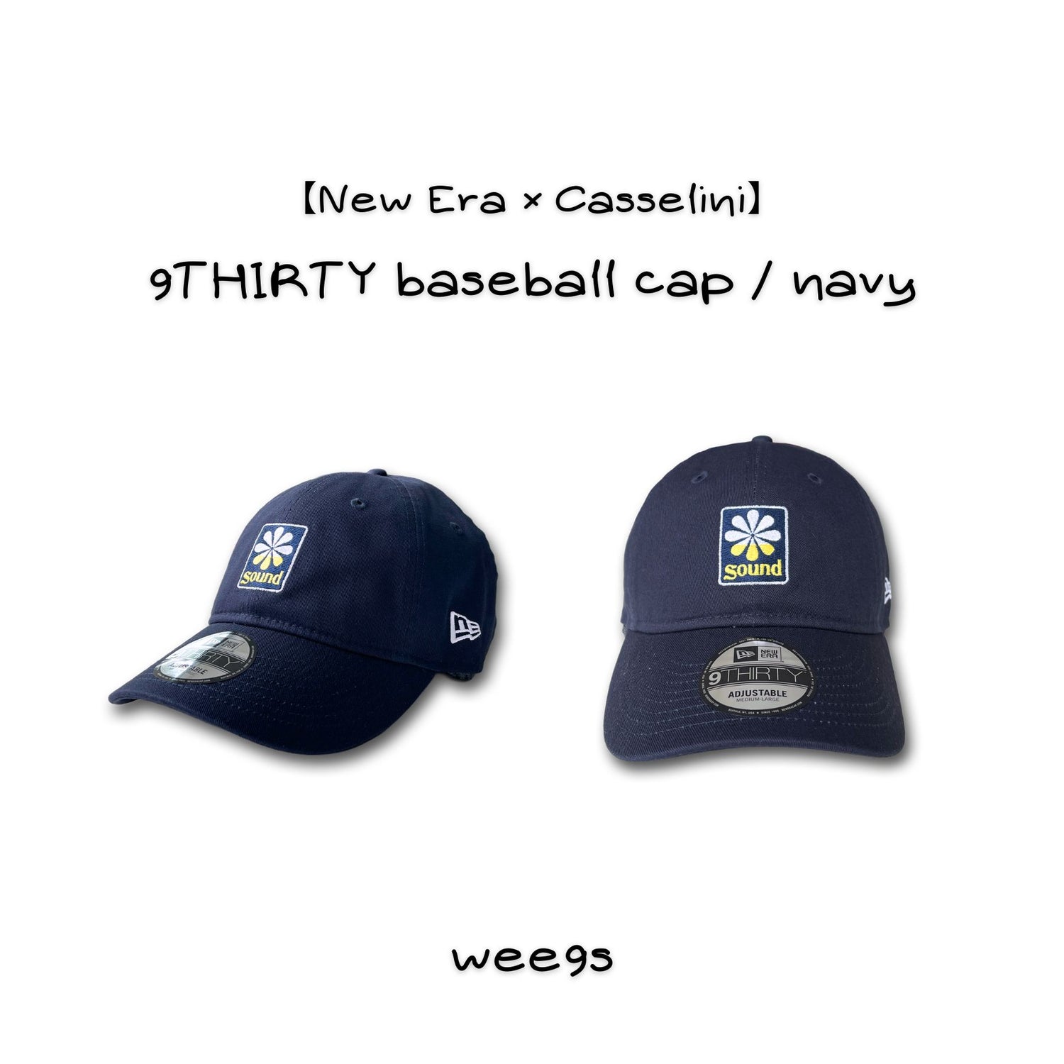 【New Era × Casselini】9THIRTY baseball cap