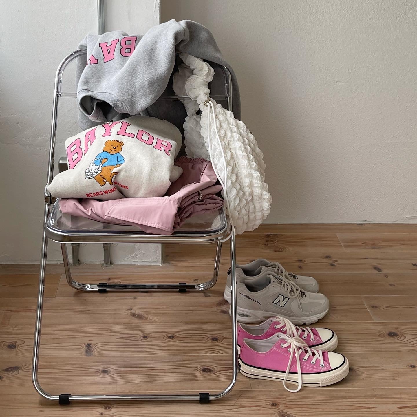 【SAMPLE】2way cargo pants / pink