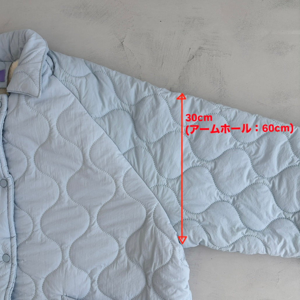 WATA AME quilting jacket / baby pink