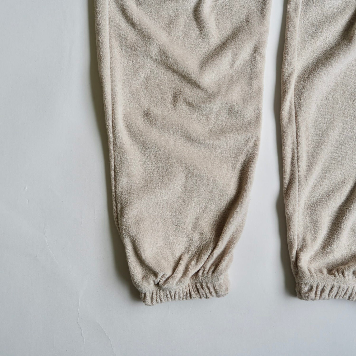 【SAMPLE】relax pile sweat pants / ivory