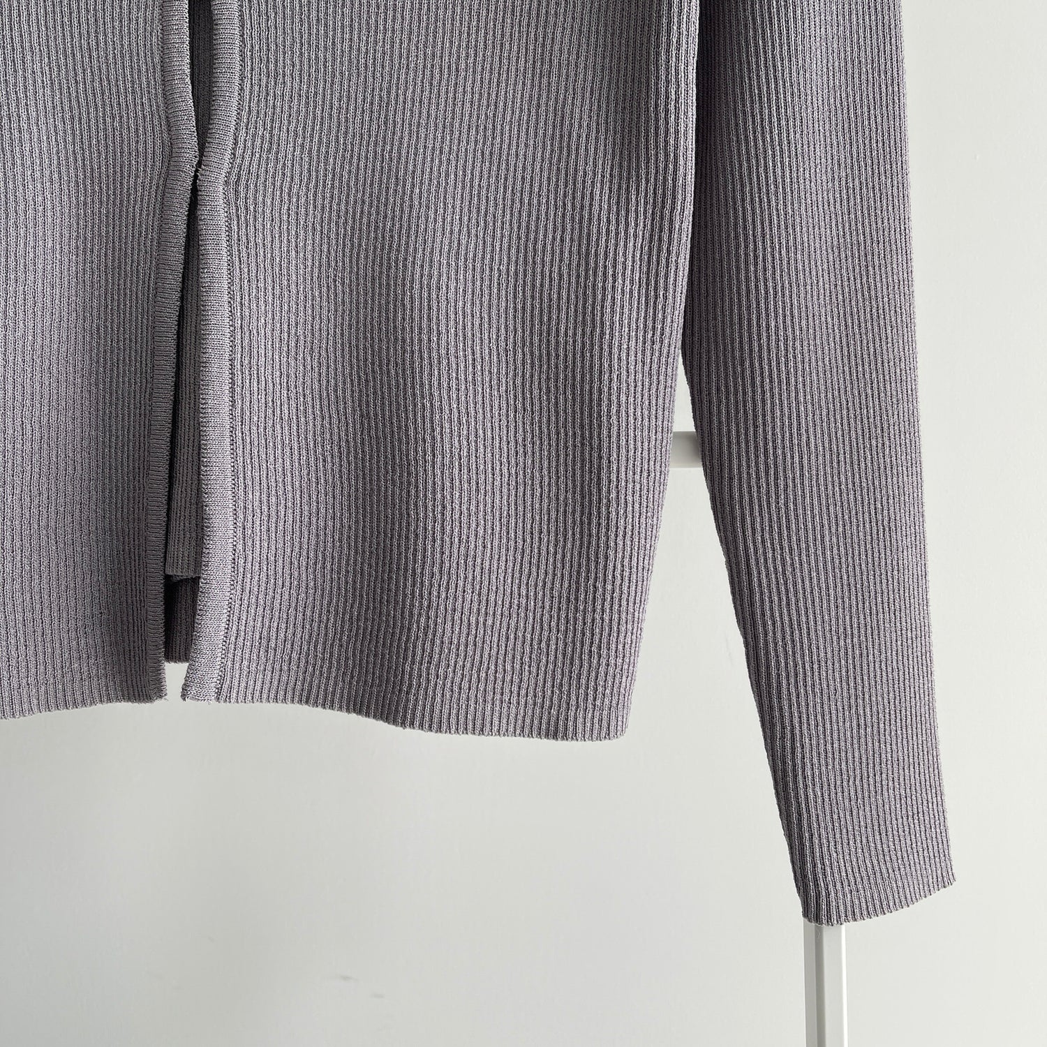 【SAMPLE】(2点SET) layered lib cardigan /  gray