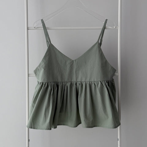 【SAMPLE】gather camisole / mint