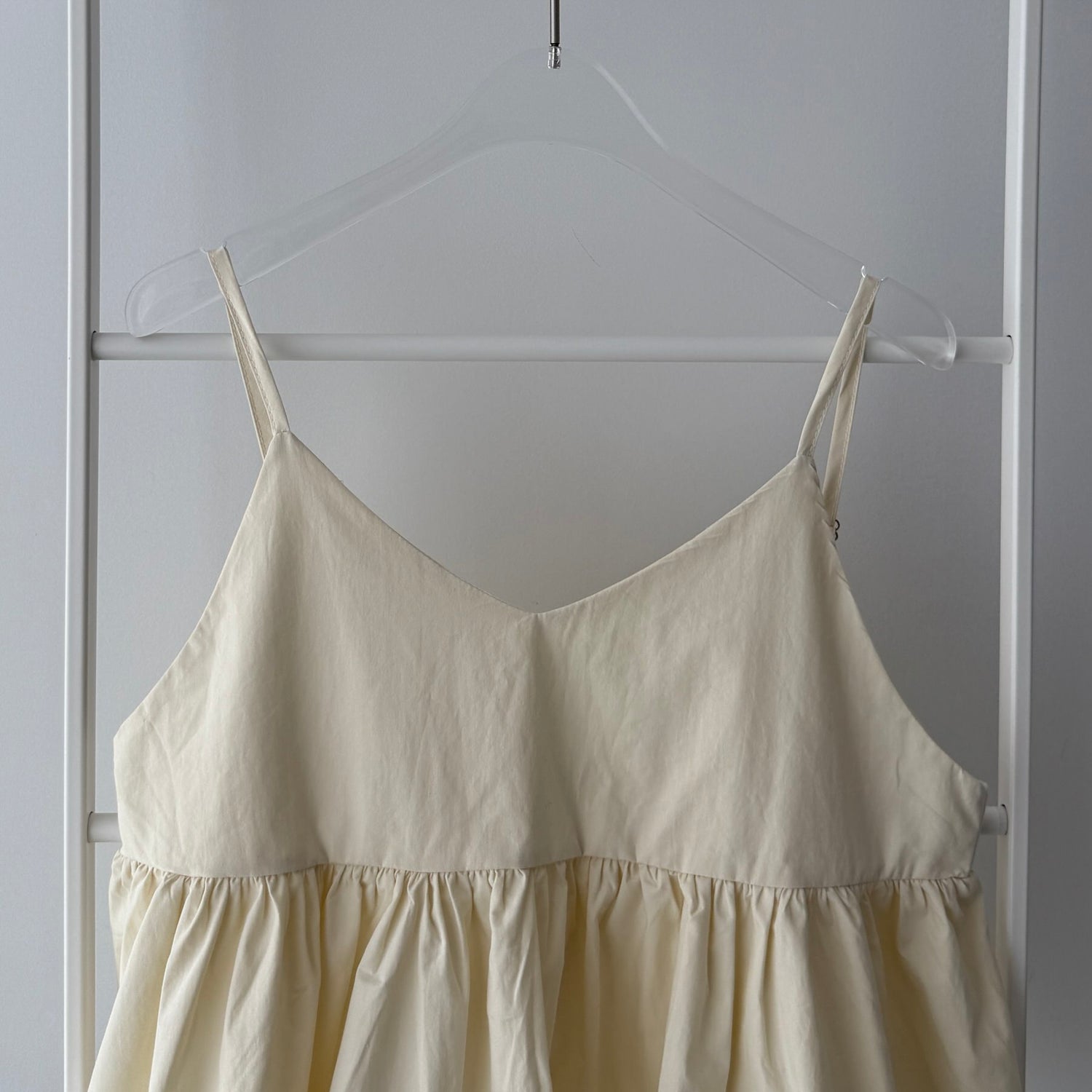 【SAMPLE】gather camisole / light yellow
