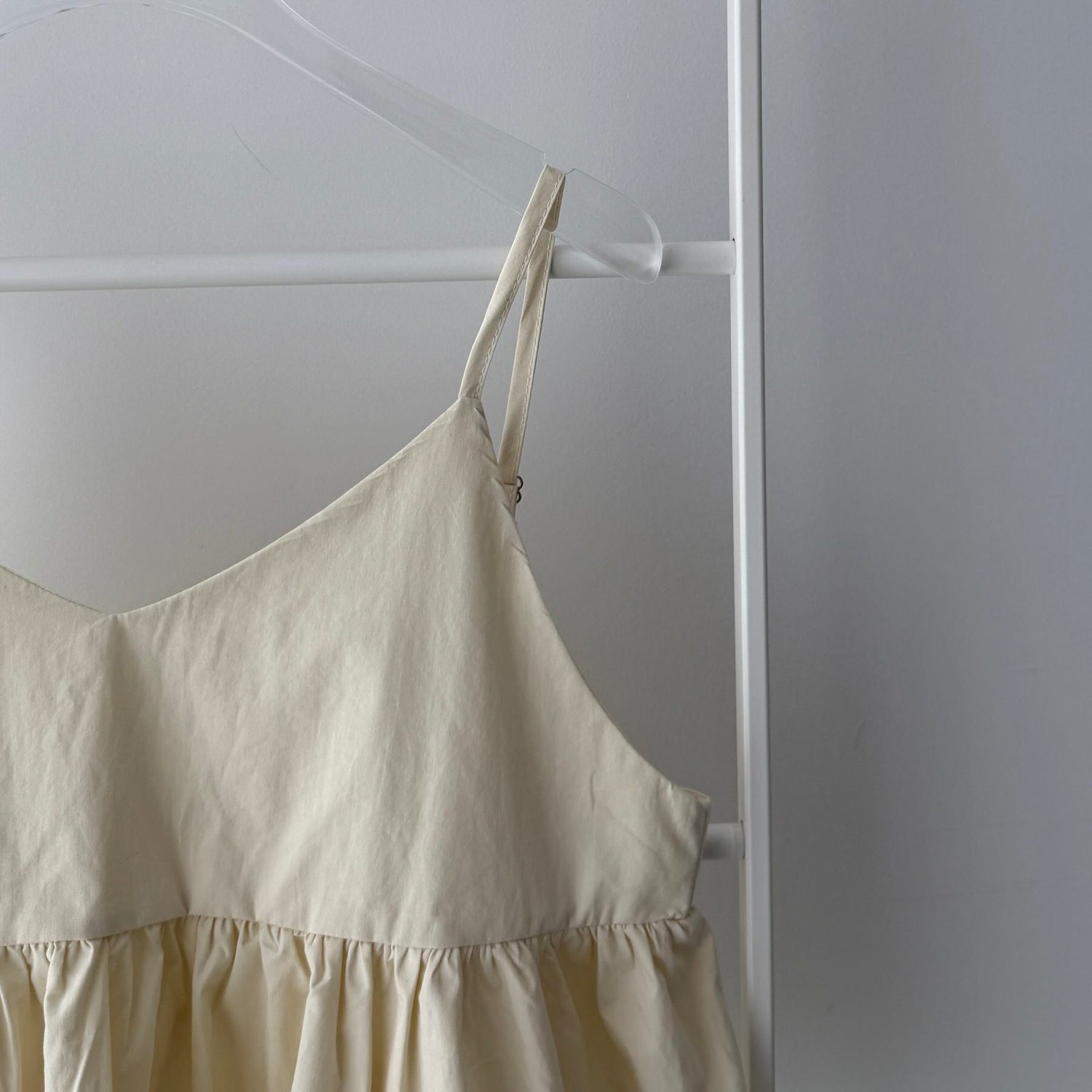 【SAMPLE】gather camisole / light yellow