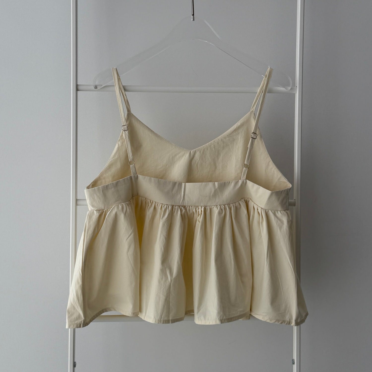【SAMPLE】gather camisole / light yellow
