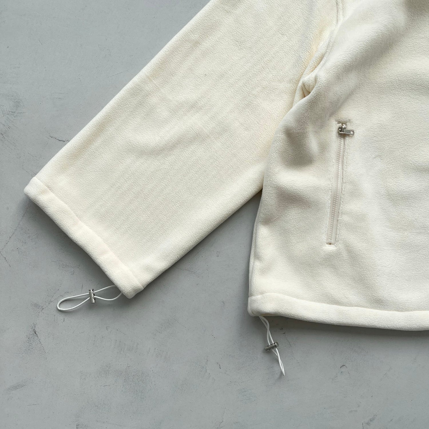 【SAMPLE】chunky fleece / ivory