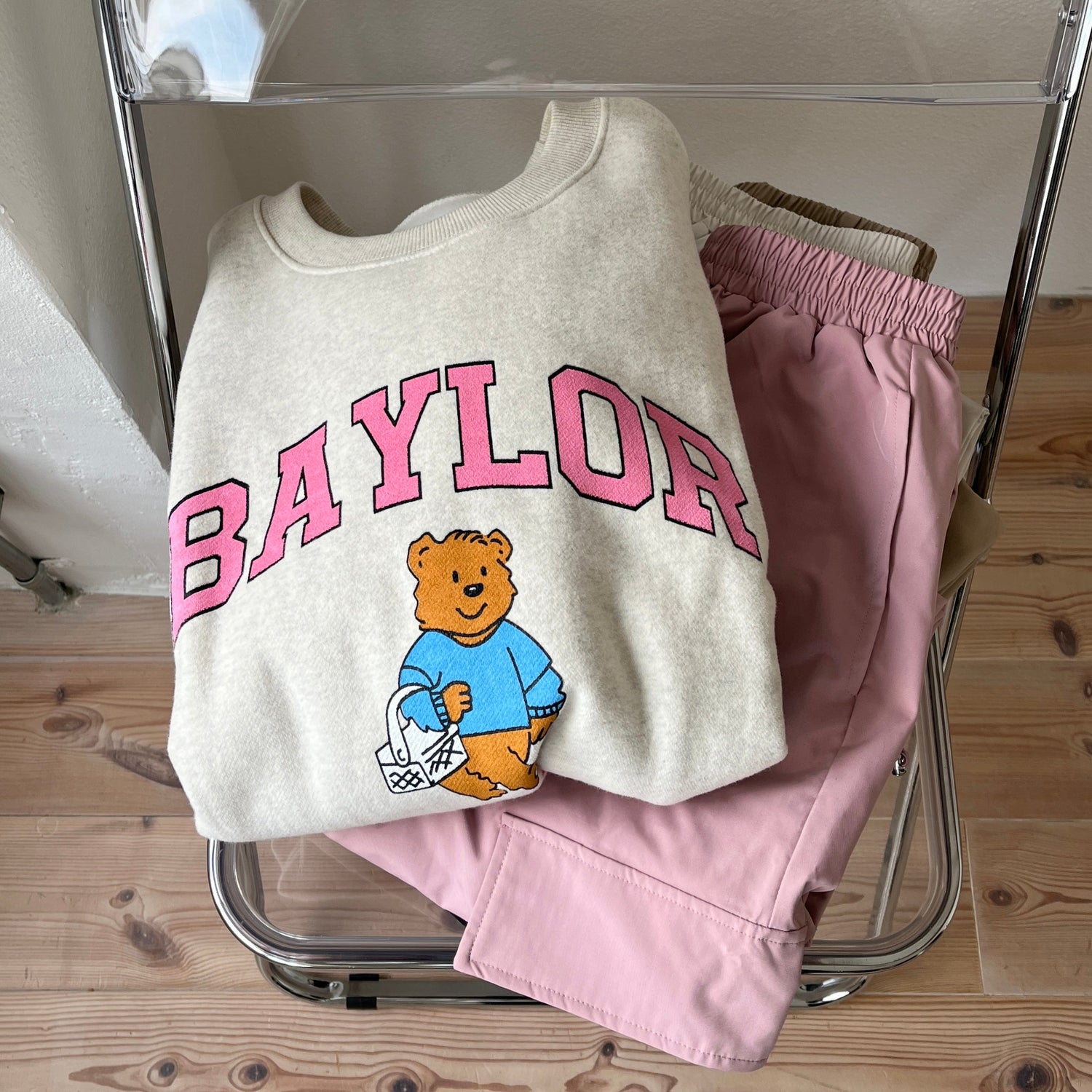 【SAMPLE】2way cargo pants / pink