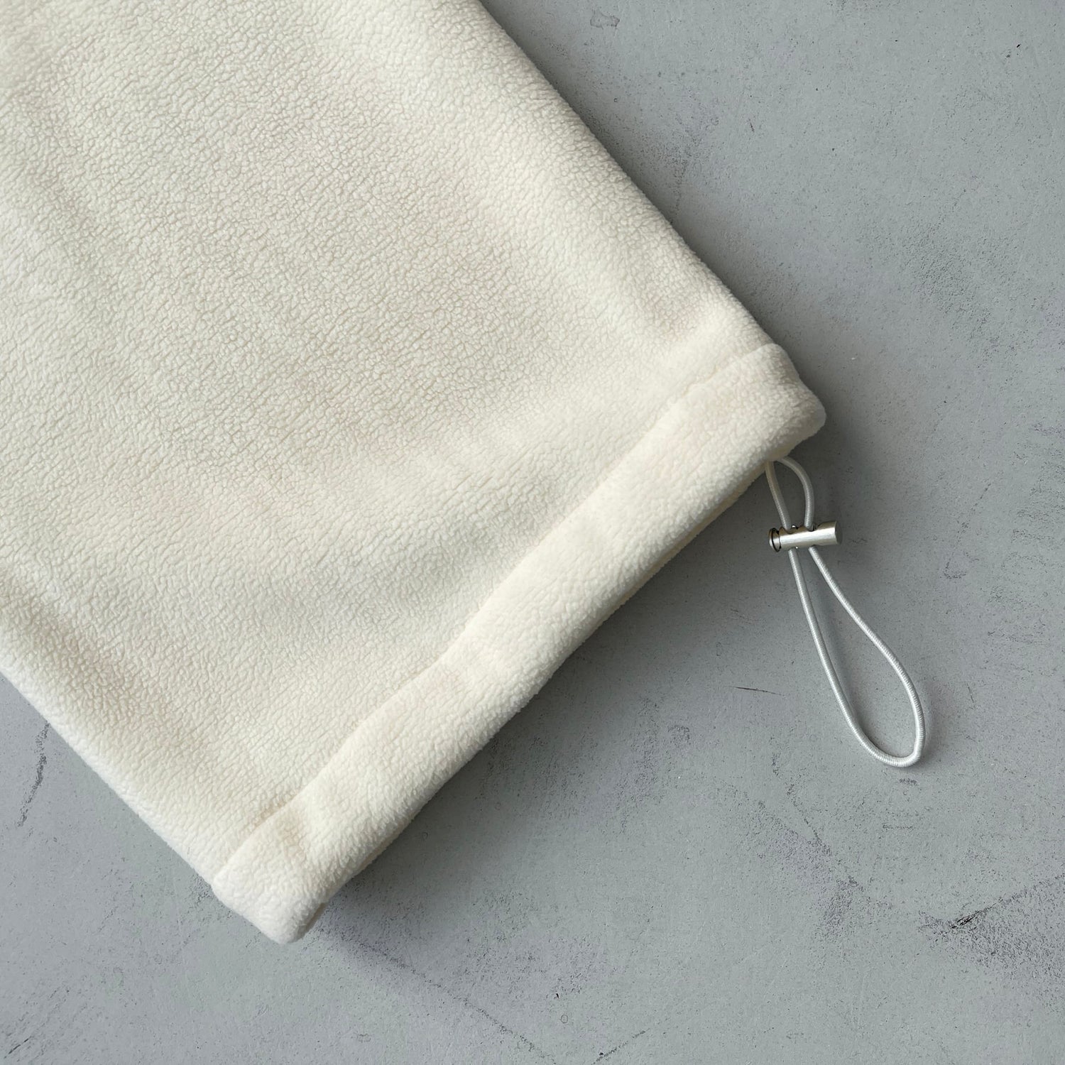 【SAMPLE】chunky fleece / ivory