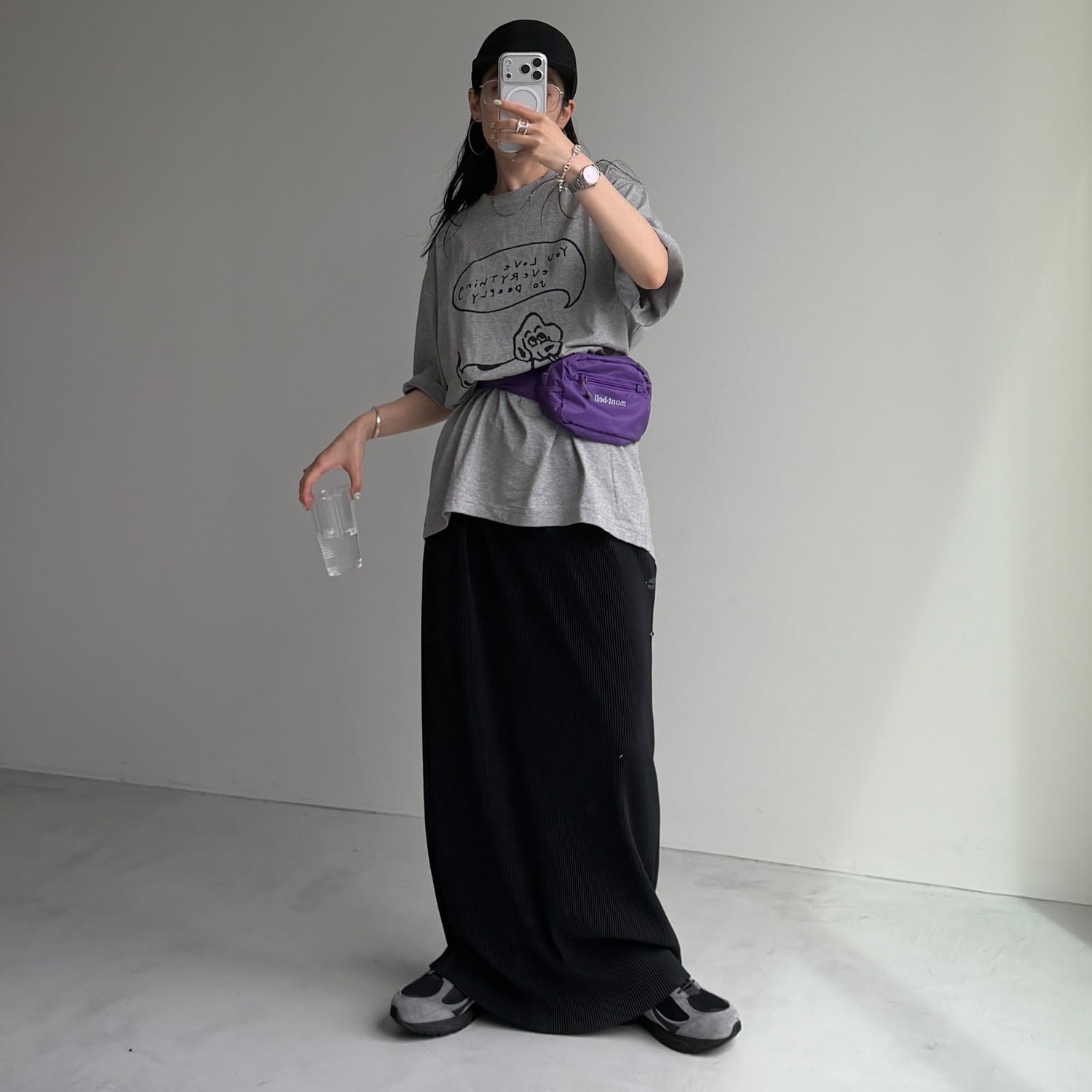 lovely dog tee / gray