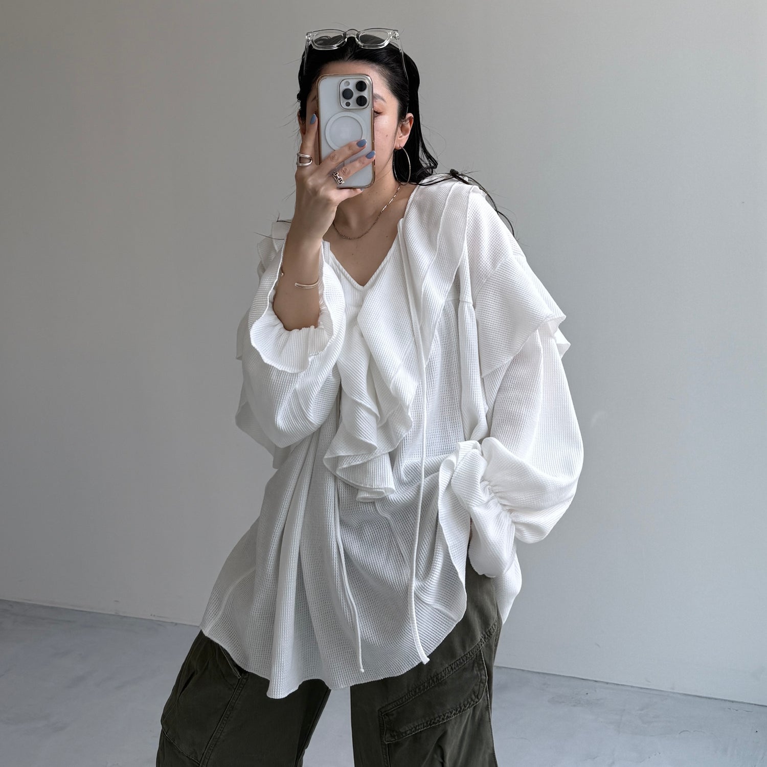 WAFFRILL TOPS / ivory