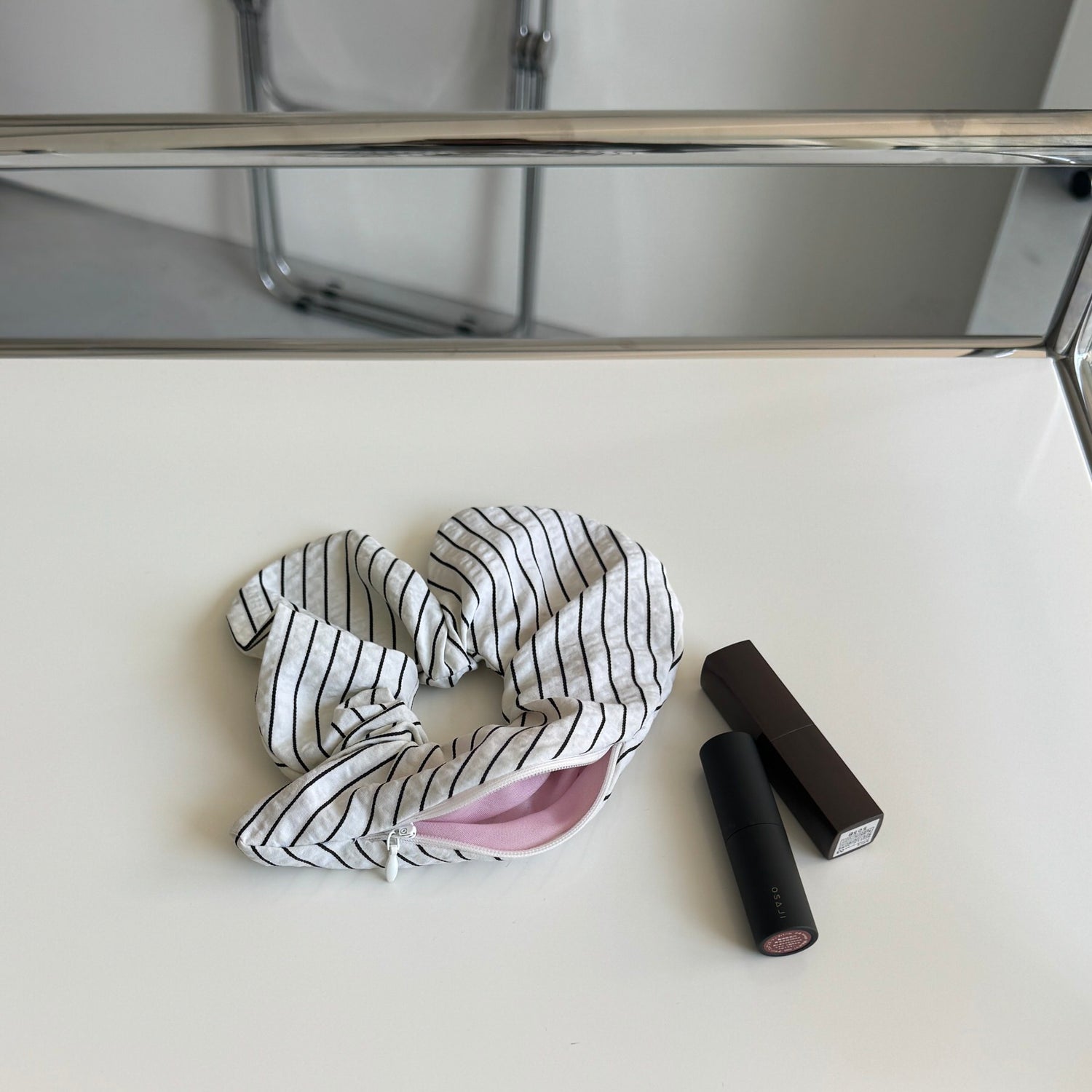 heart pouch chouchou