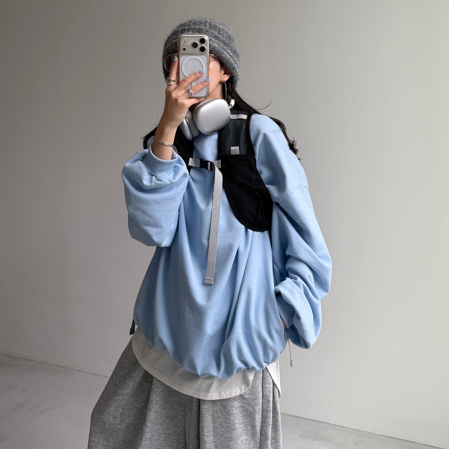 URAKE OSUMITSUKI sweat / blue