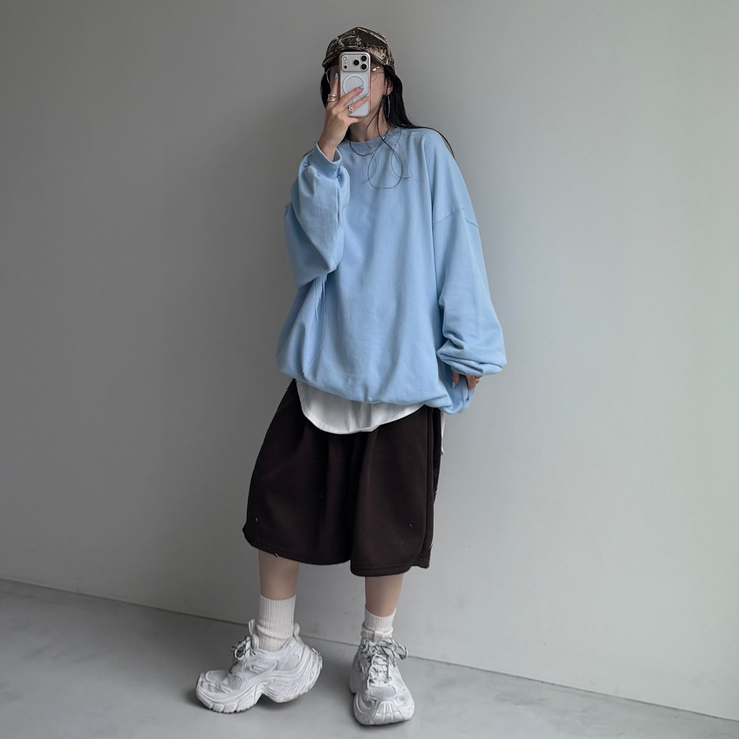 URAKE OSUMITSUKI sweat / blue