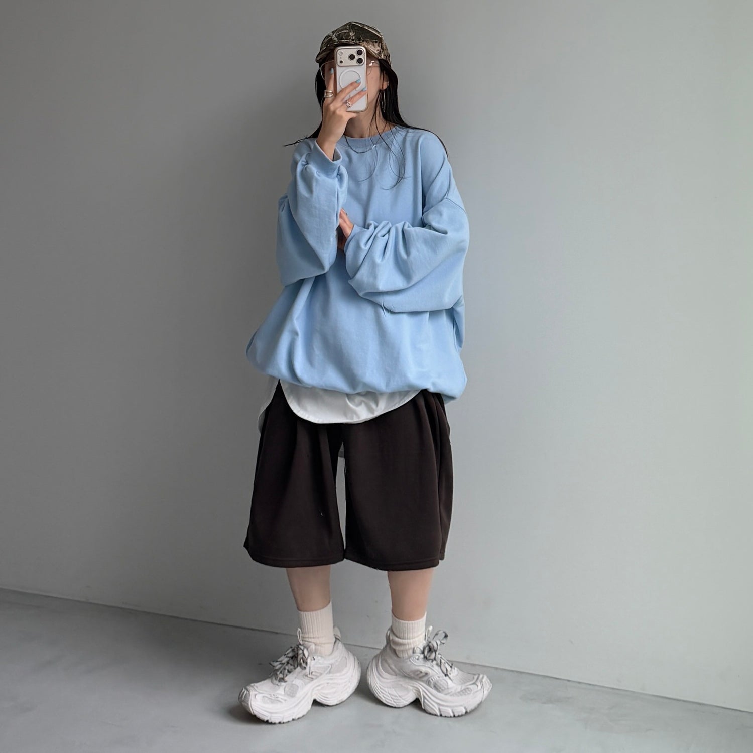 URAKE OSUMITSUKI sweat / blue