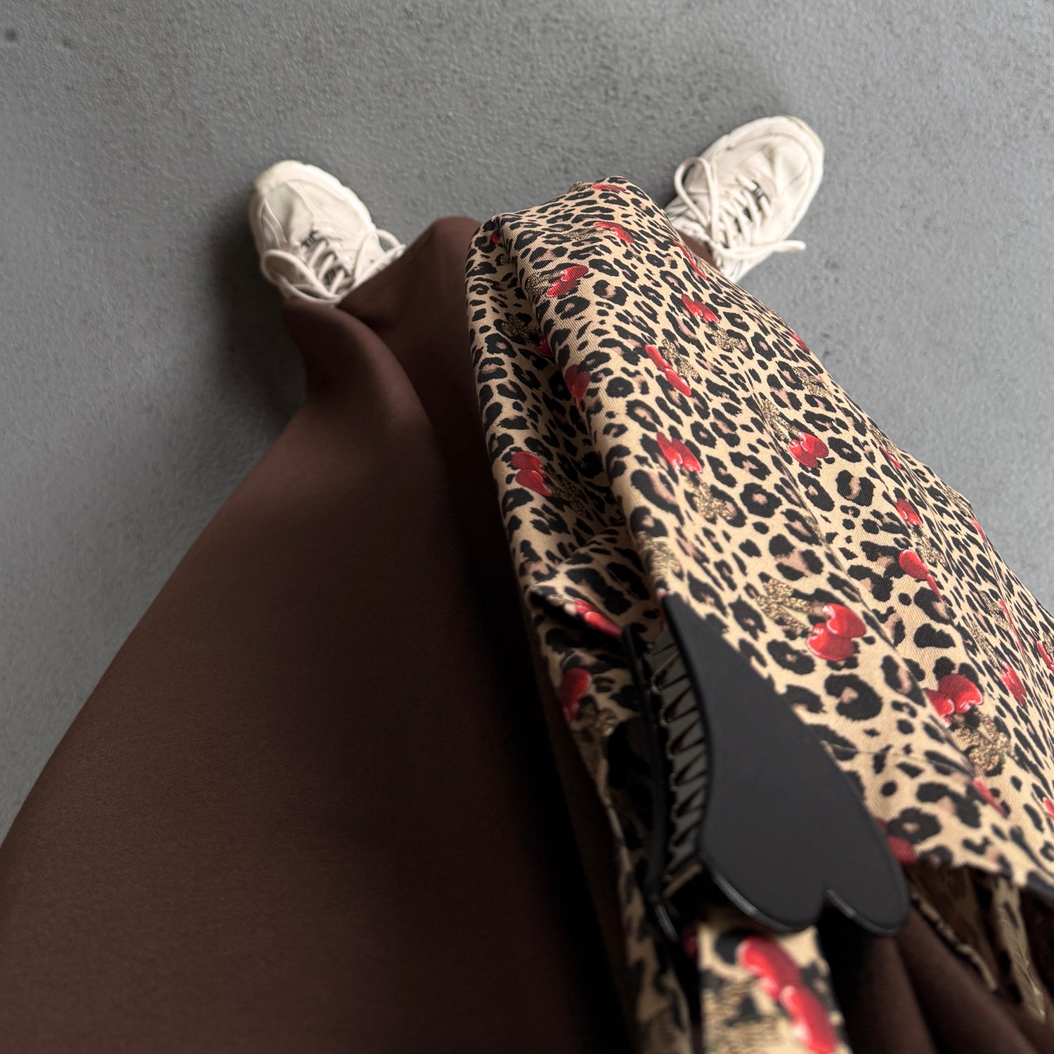 super loose light sweatee one piece / brown