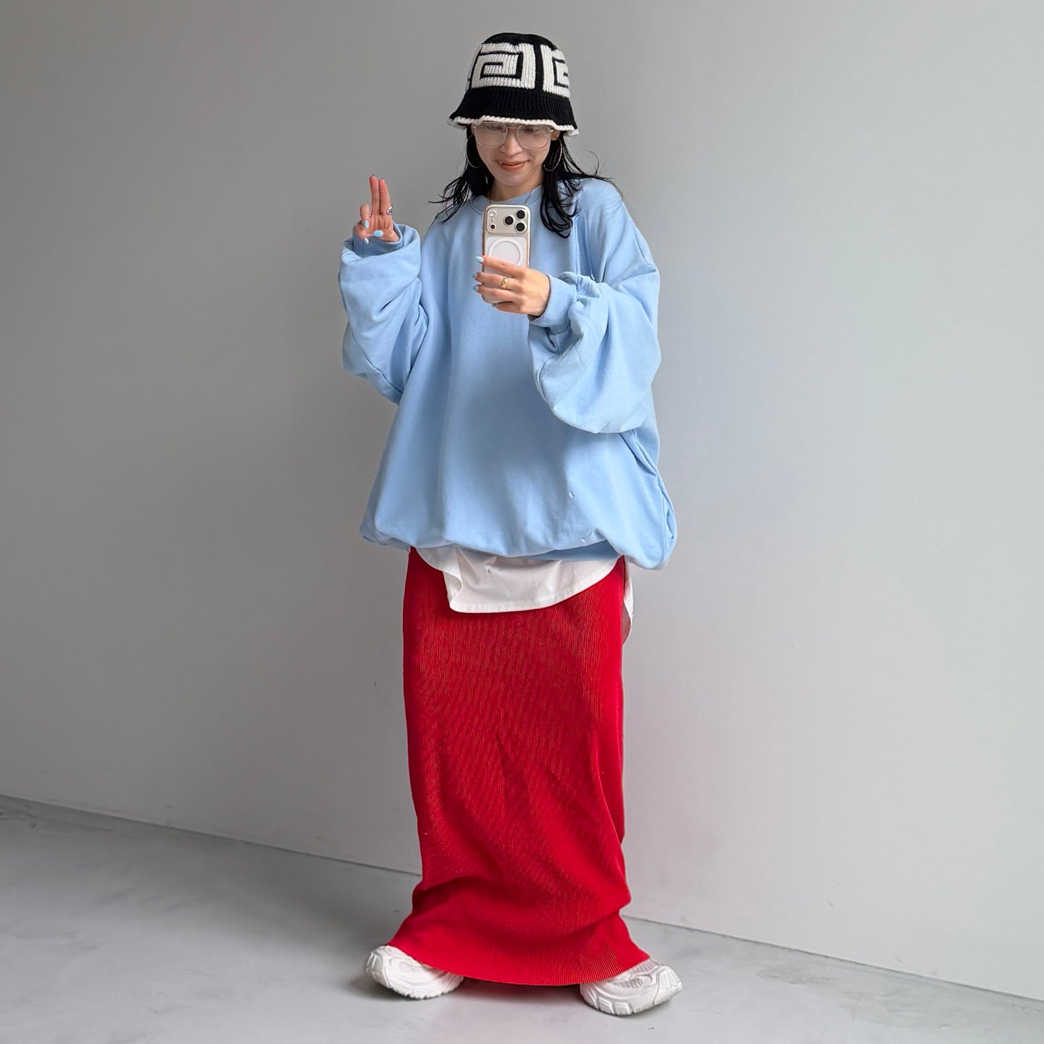 URAKE OSUMITSUKI sweat / blue