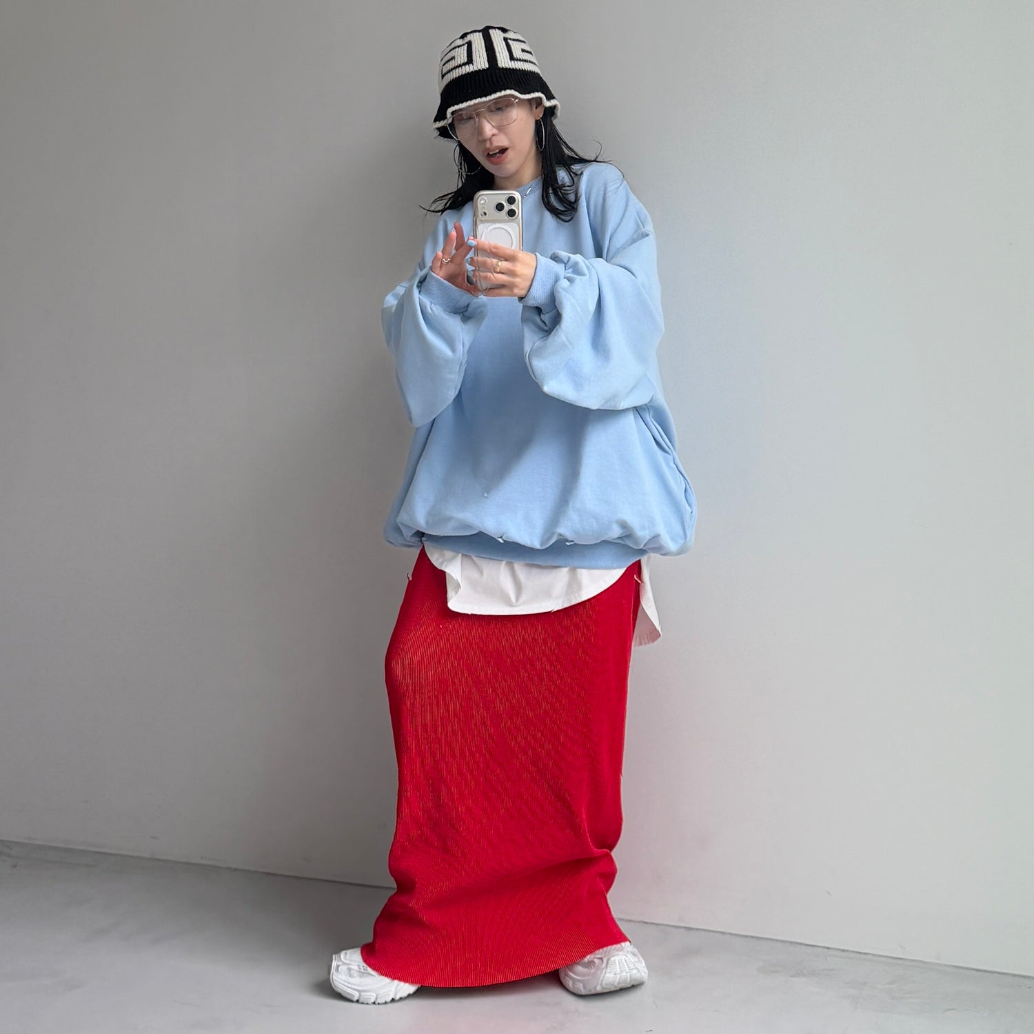 URAKE OSUMITSUKI sweat / blue