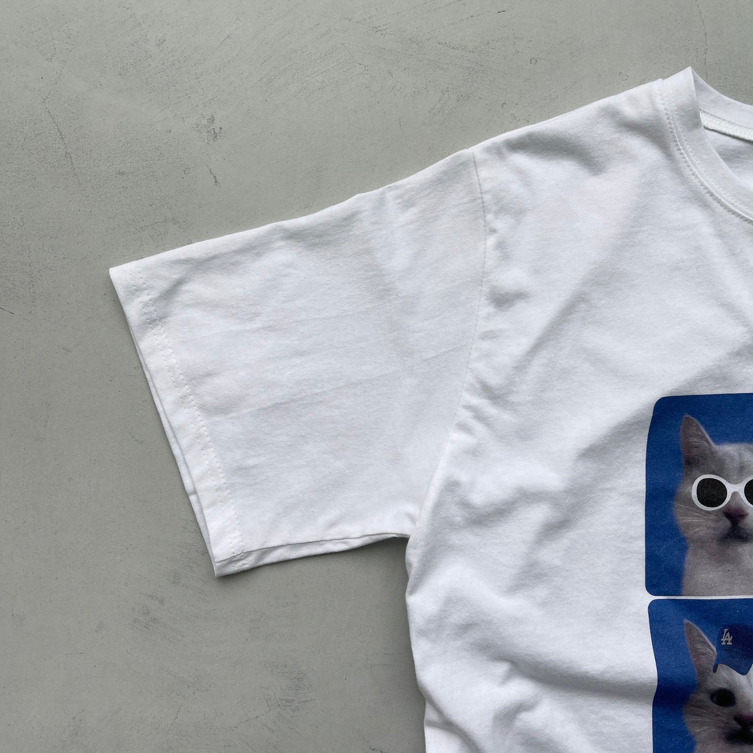 【SAMPLE】CAT PURIKURA TEE / ivory