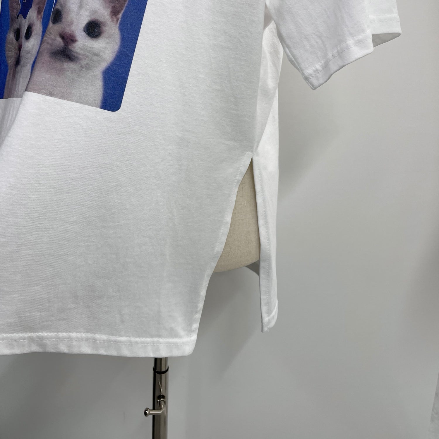 【SAMPLE】CAT PURIKURA TEE / ivory