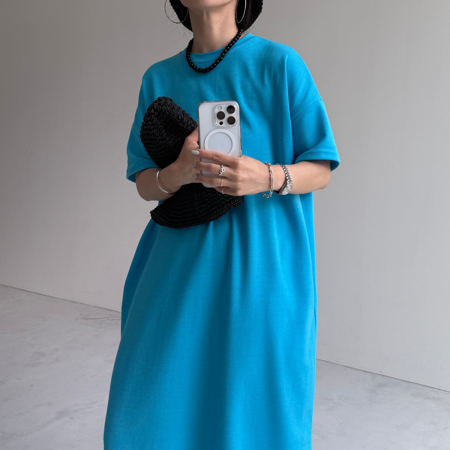 HANSODE sweatee one piece / turquoise [3size]