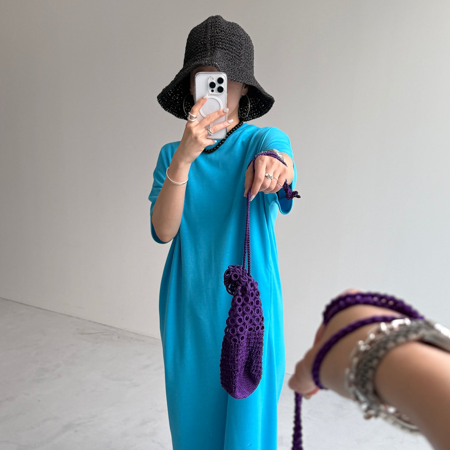 HANSODE sweatee one piece / turquoise [3size]