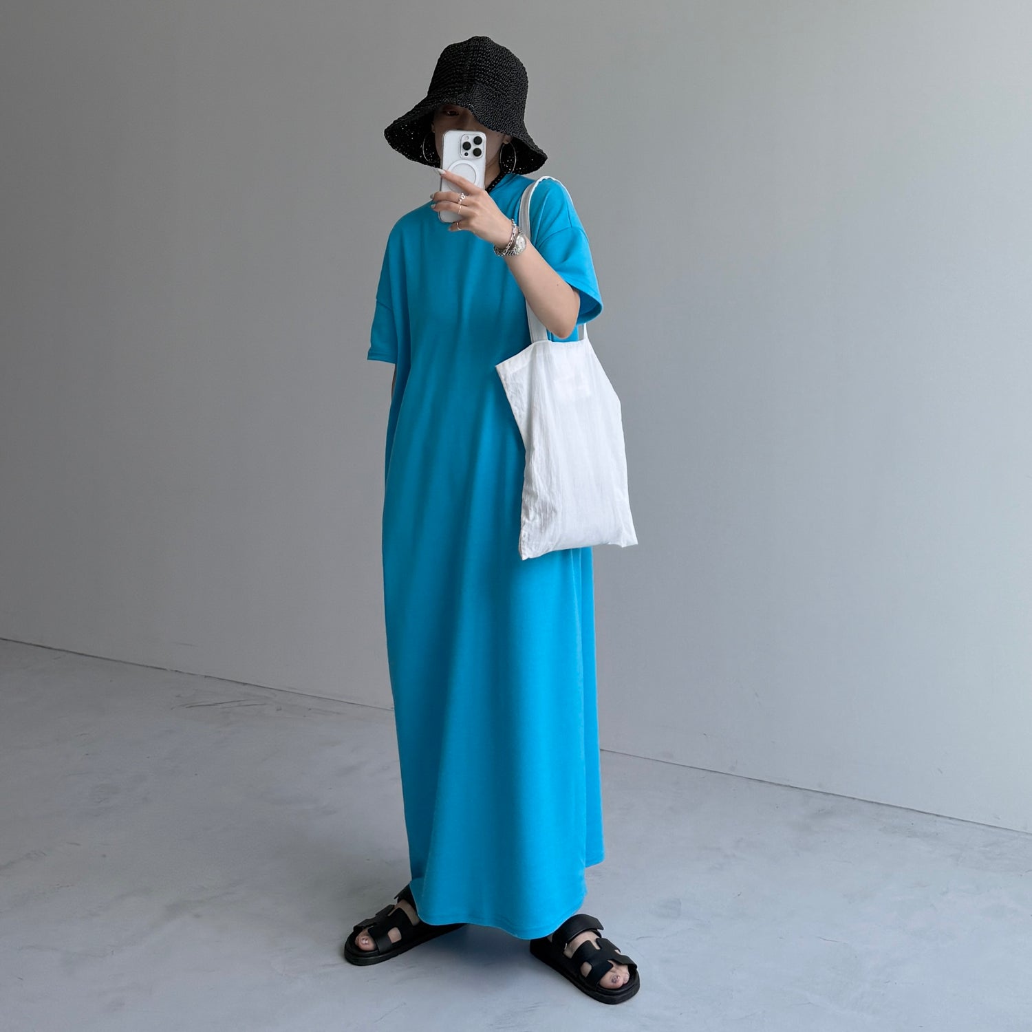 HANSODE sweatee one piece / turquoise [3size]