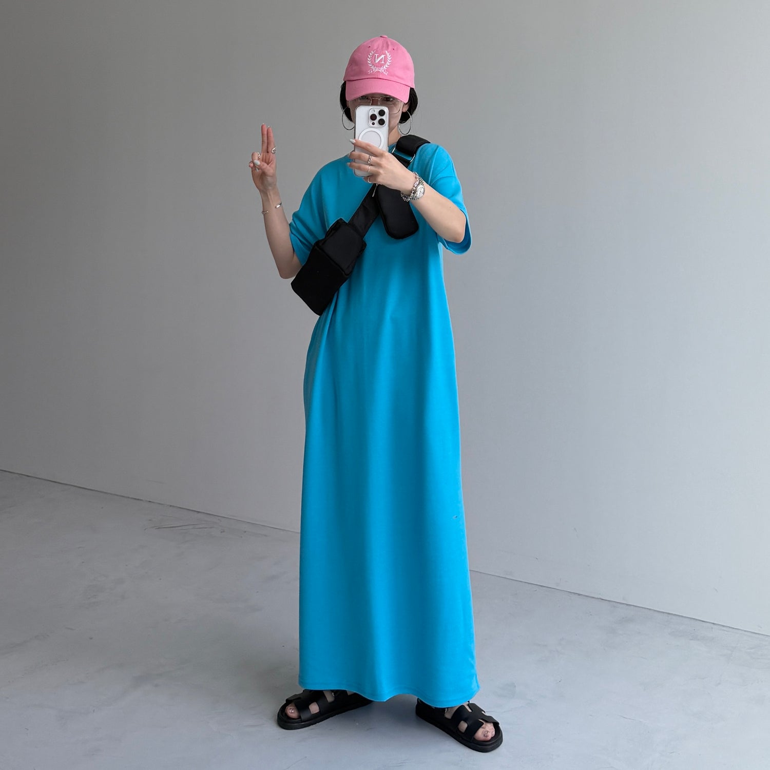 HANSODE sweatee one piece / turquoise [3size]