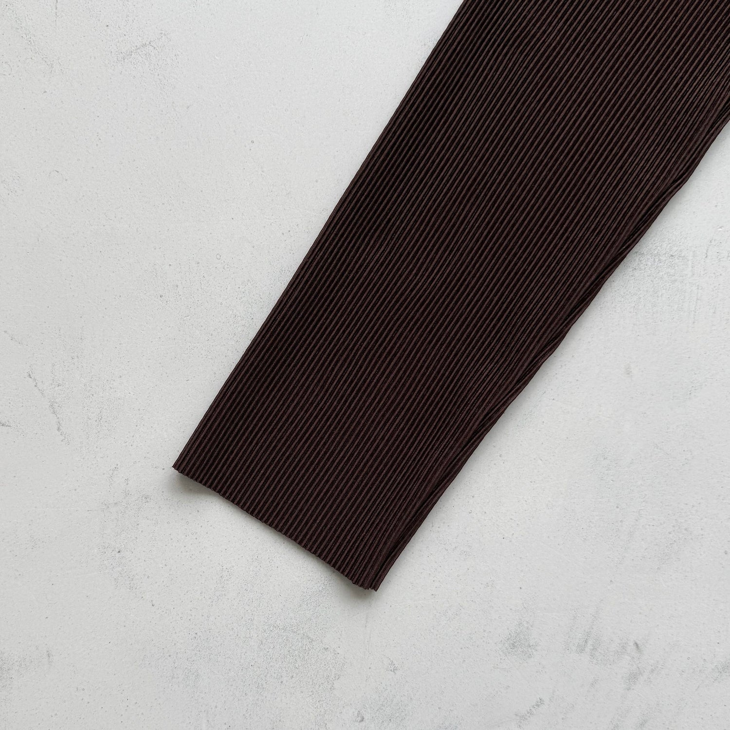 【公式サイト限定カラー】daily daily super stretch pleats tops / brown (プチハイのみ)