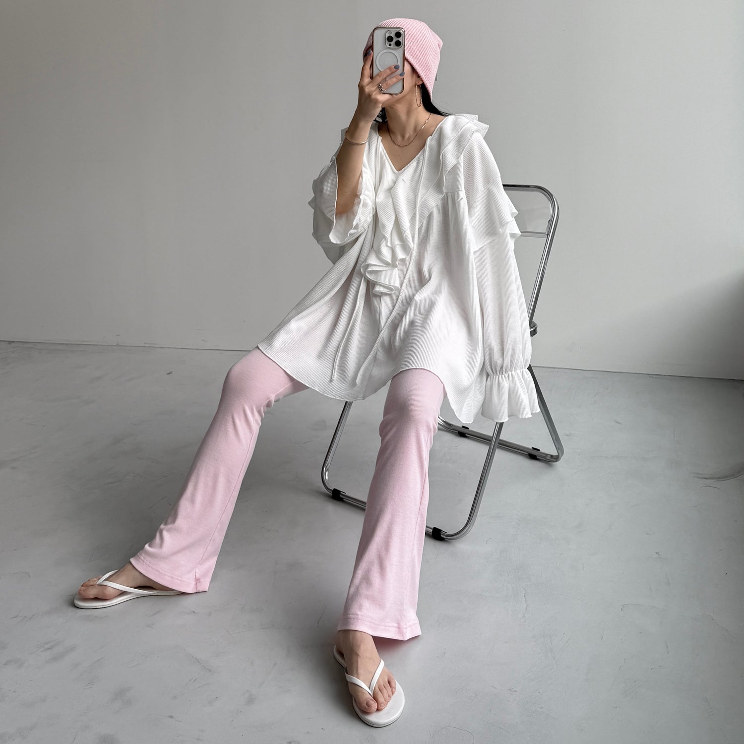 WAFFRILL TOPS / ivory