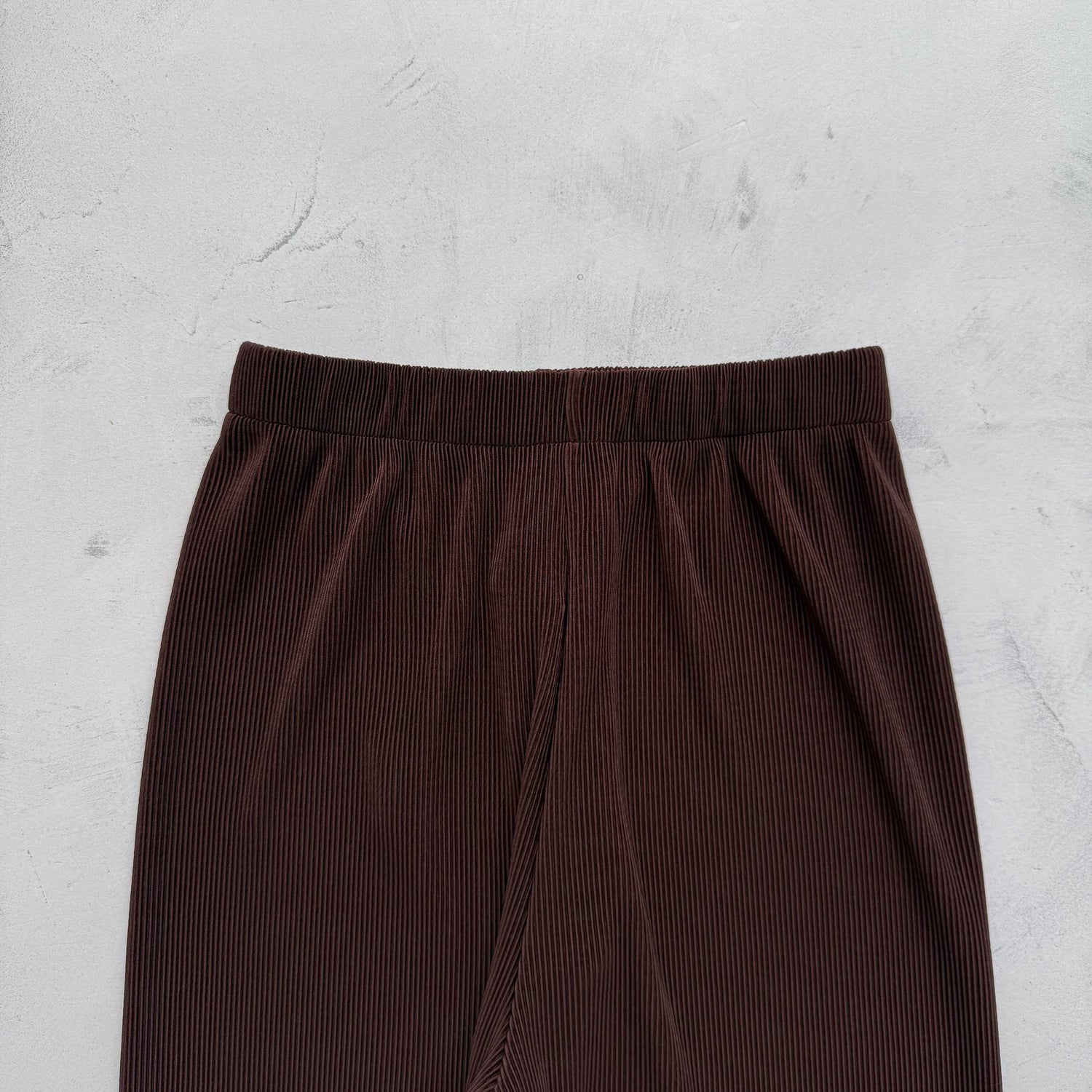 【公式サイト限定カラー】daily daily super stretch pleats wide pants / brown