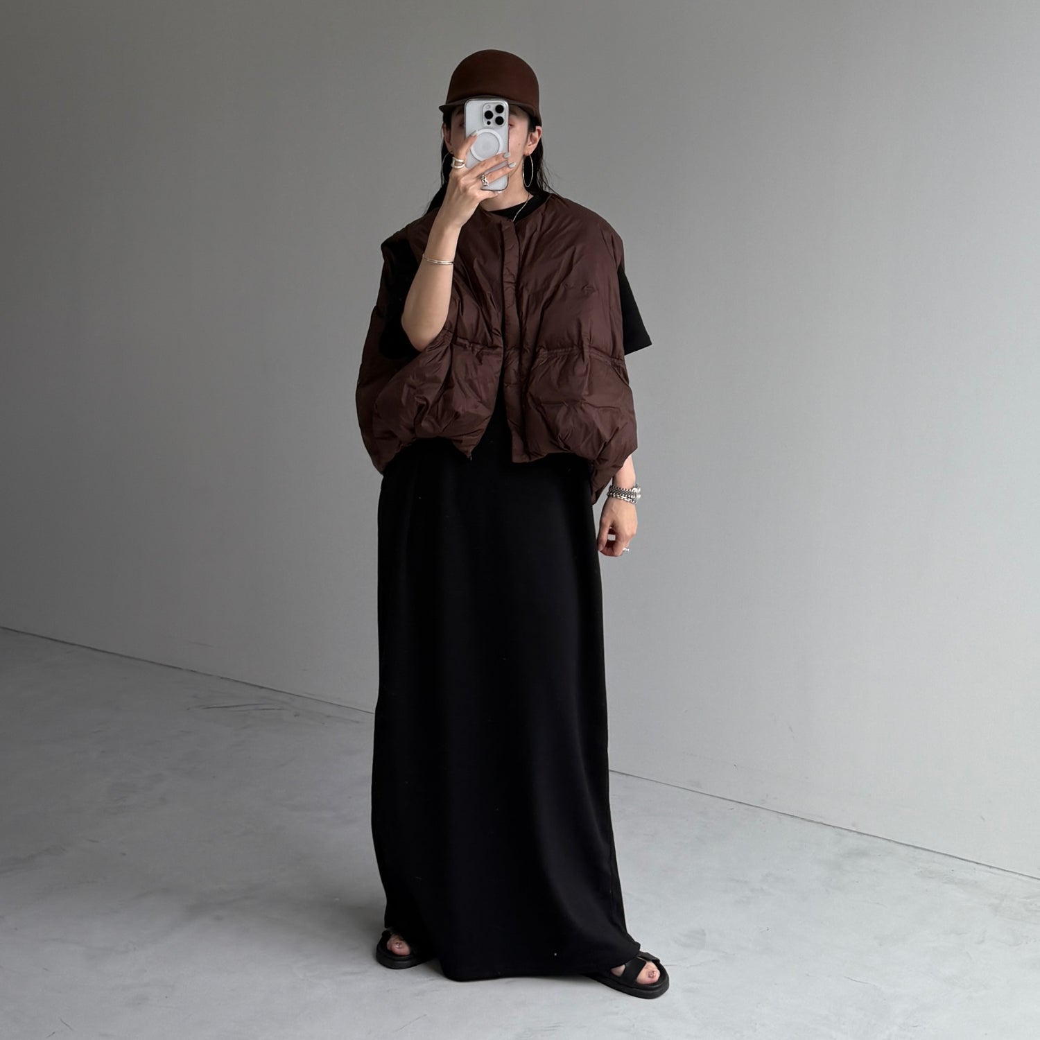 HANSODE sweatee one piece / black [3size]