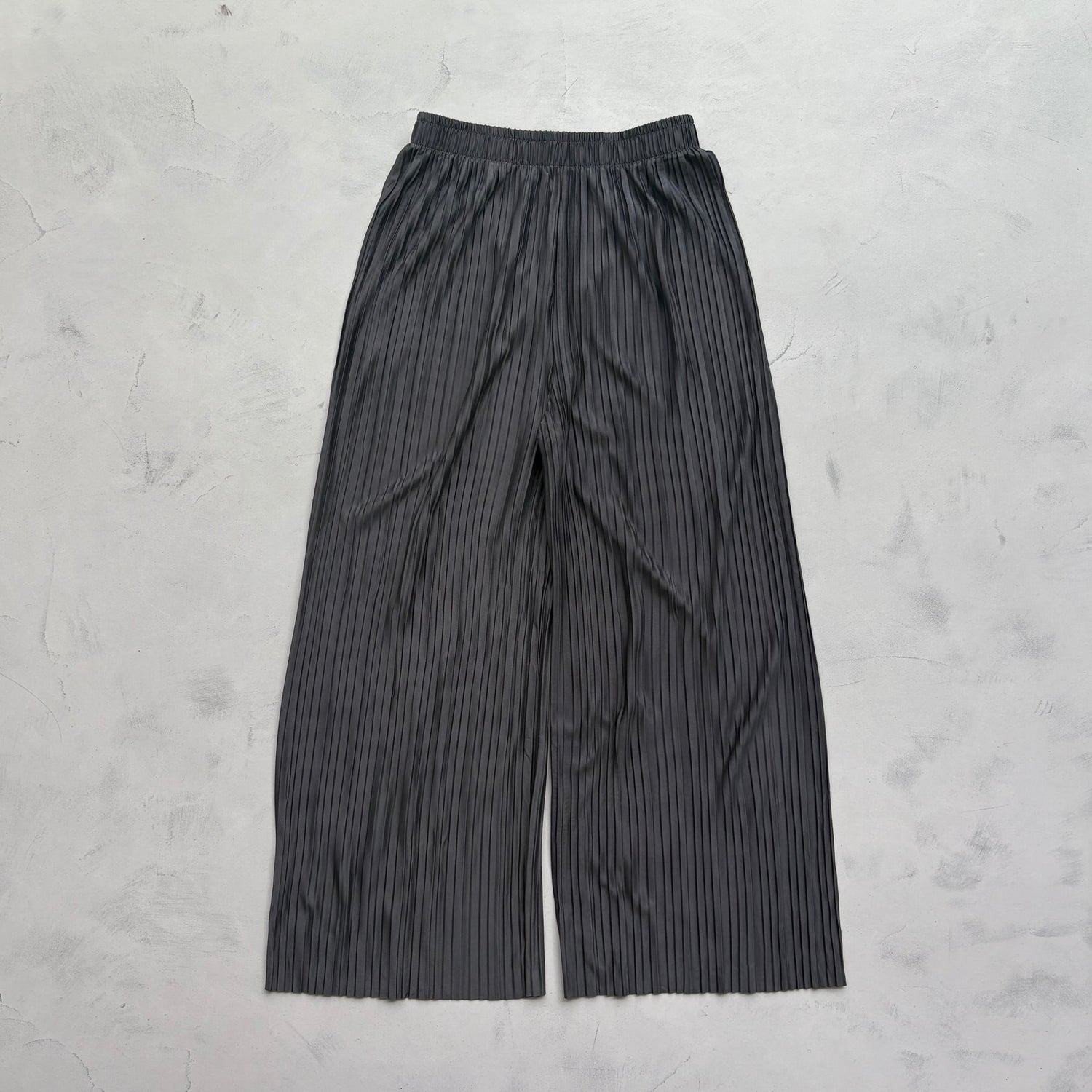 【SAMPLE】relax pleats pants (2点set)  / charcoal