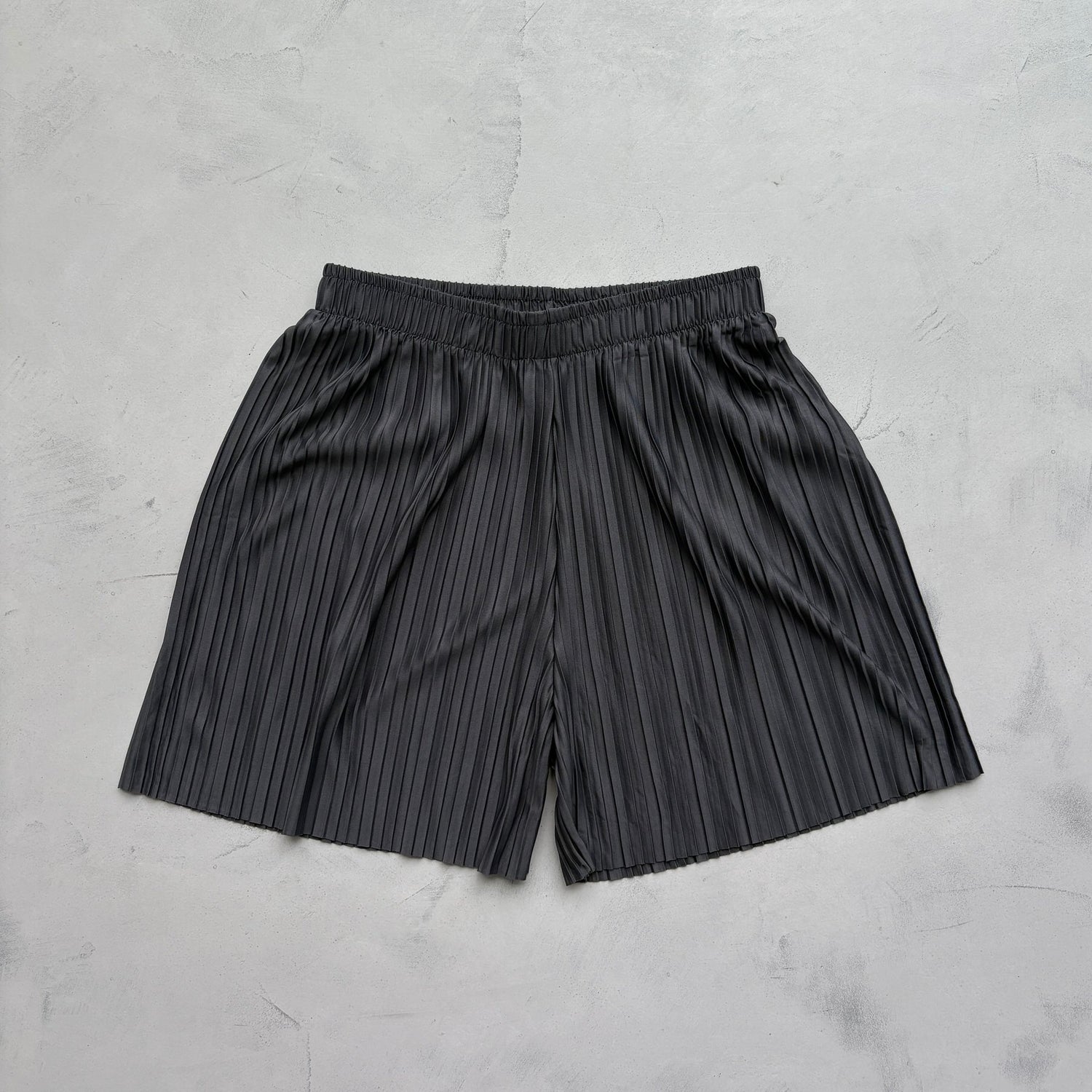 【SAMPLE】relax pleats pants (2点set)  / charcoal