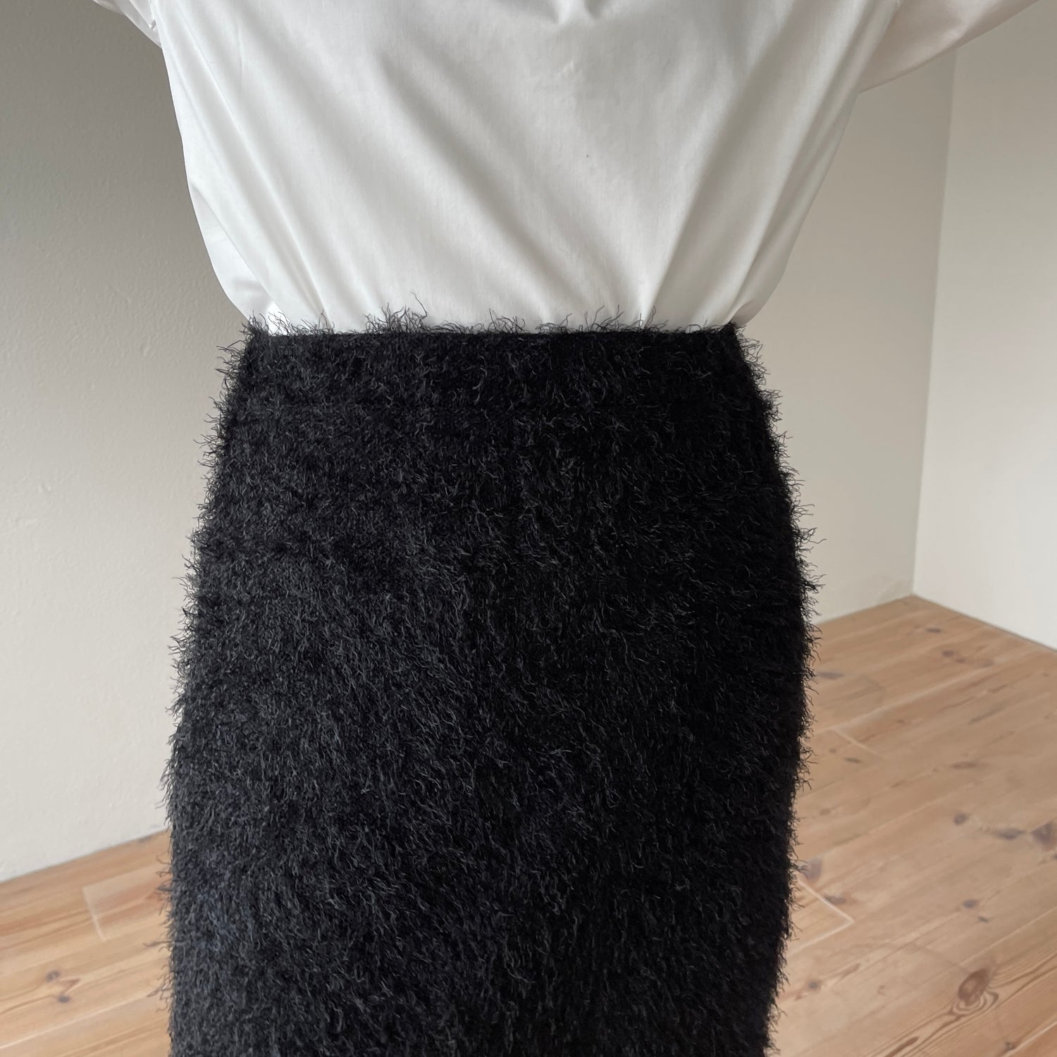 mop skirt / black [2size]