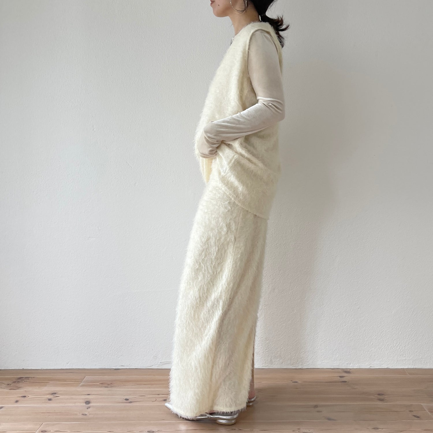 mop skirt / ivory [2size]