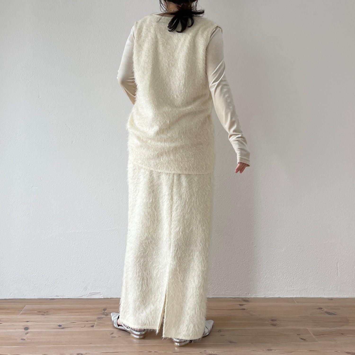 mop skirt / ivory [2size]