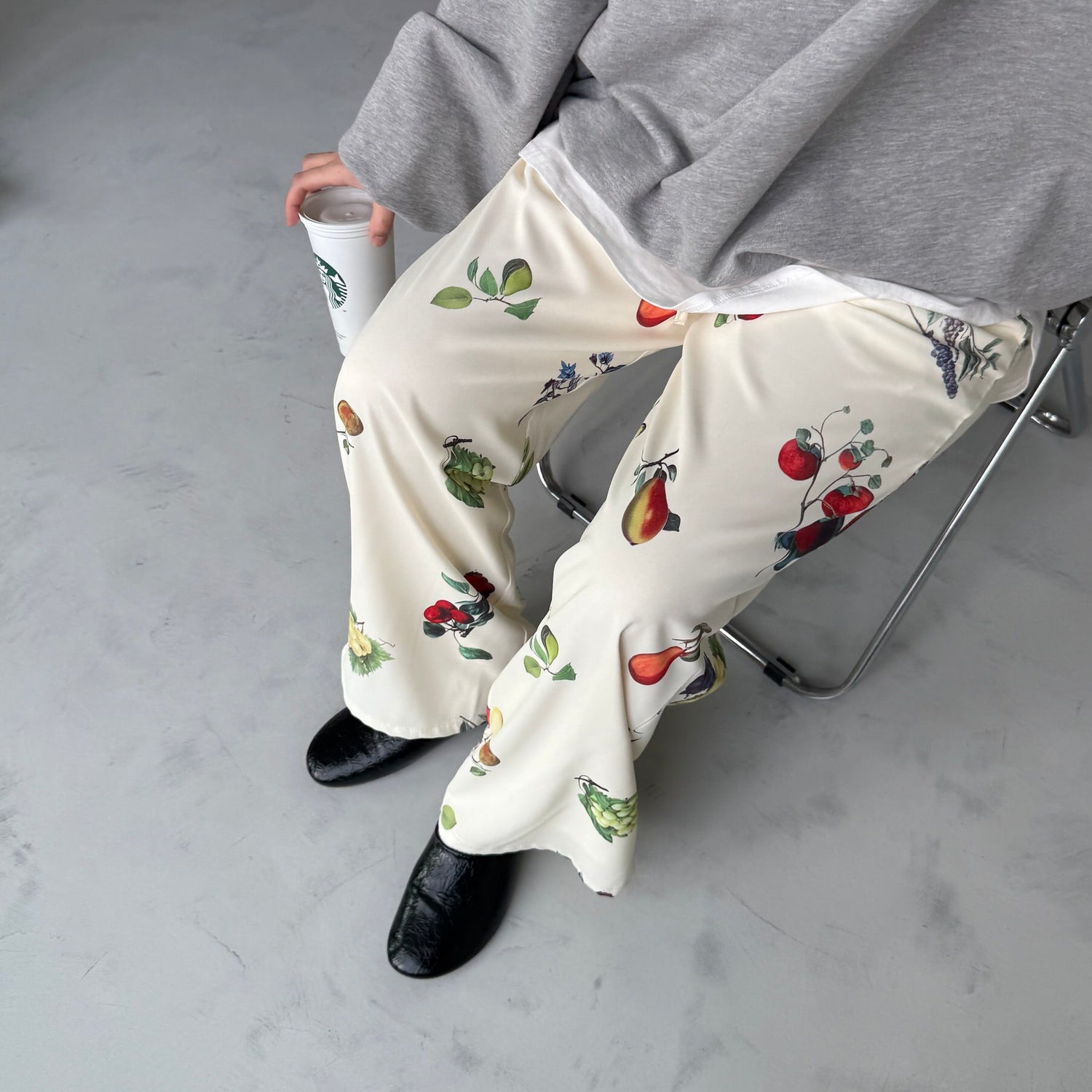 fruity pants / ivory