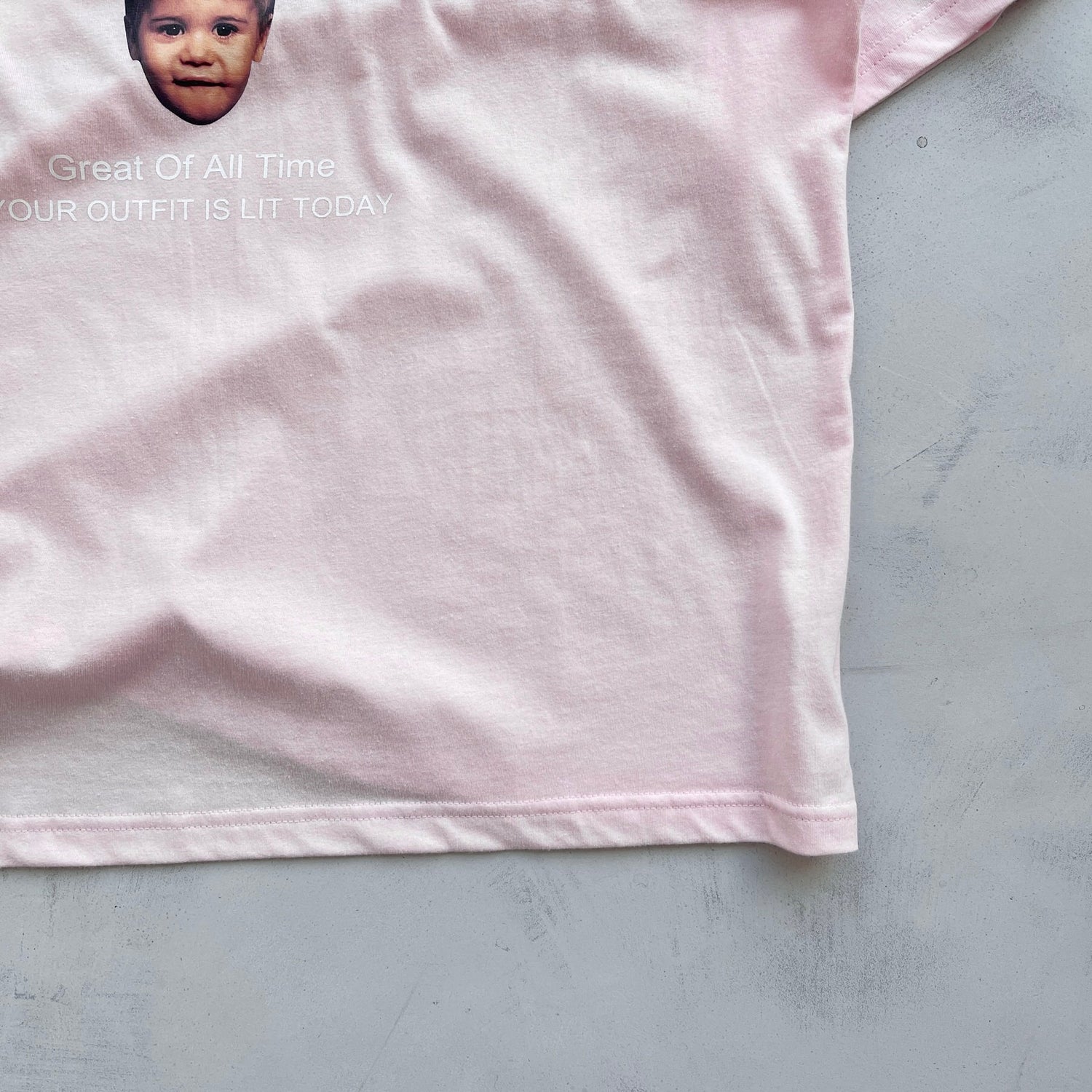 【SAMPLE】G.O.A.T. Babies tee / pink