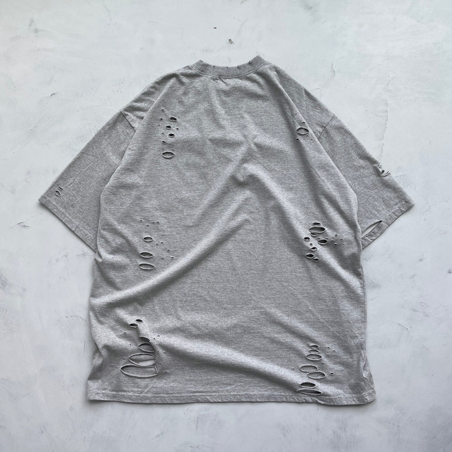 【SAMPLE】Heavy damage big tee / gray