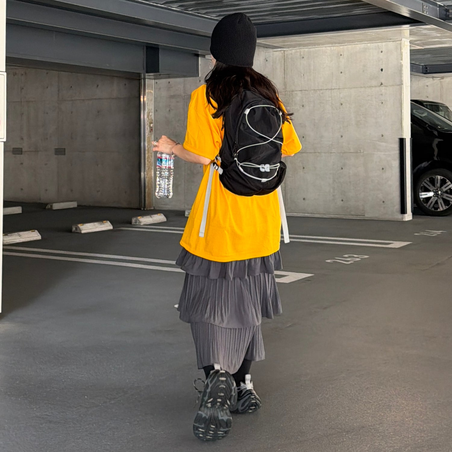 airy nylon backpack / 2color