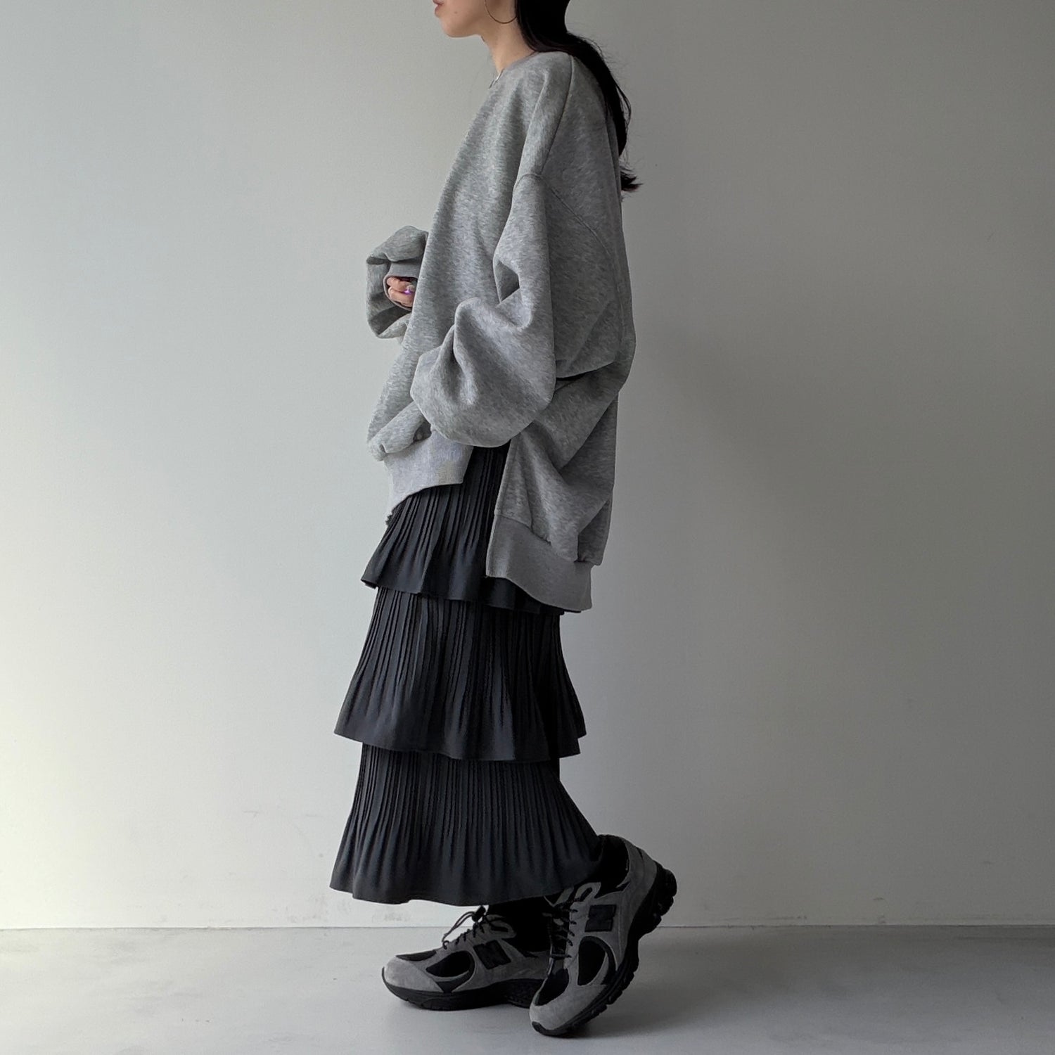 flamenco skirt / baby pink