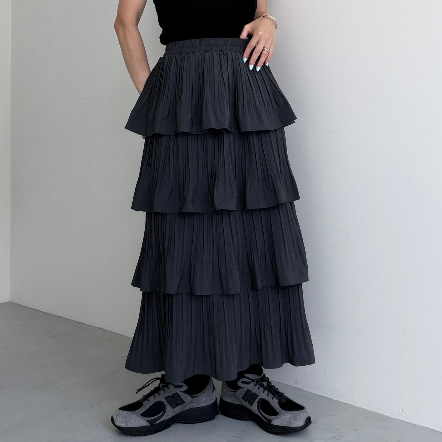 flamenco skirt / baby pink