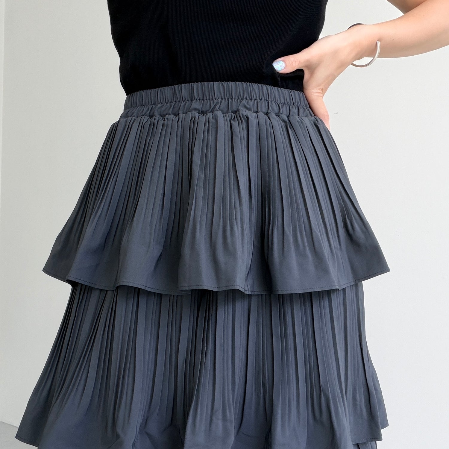 flamenco skirt / charcoal