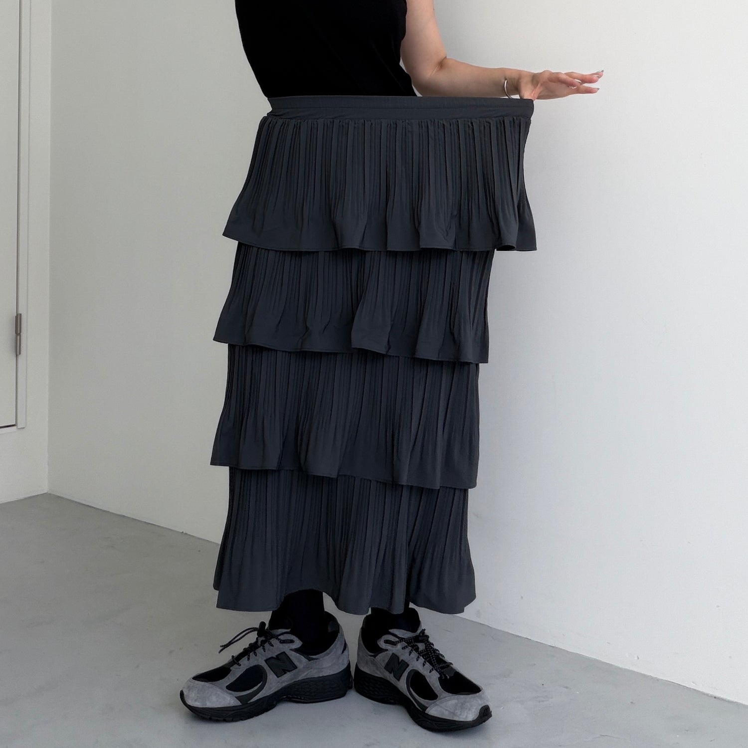 flamenco skirt / baby pink