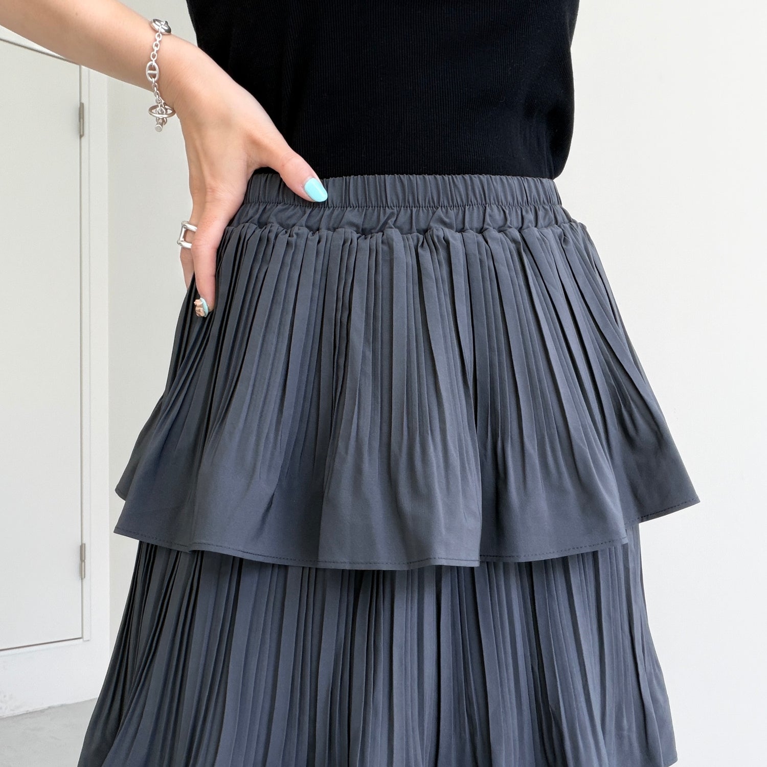 flamenco skirt / charcoal